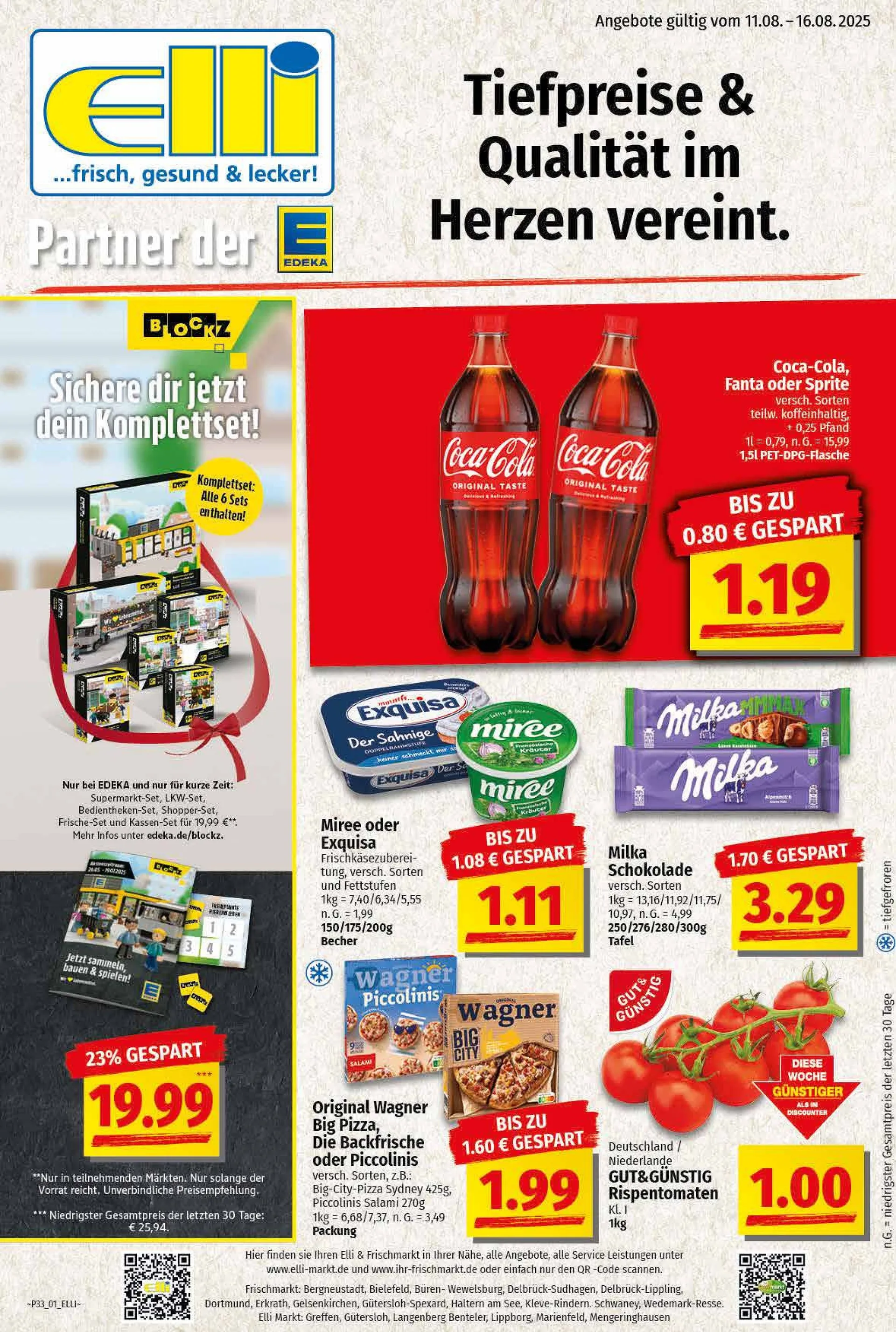  Elli Markt Prospekte von 11. August bis 18. August 2025 - Prospekt seite 1