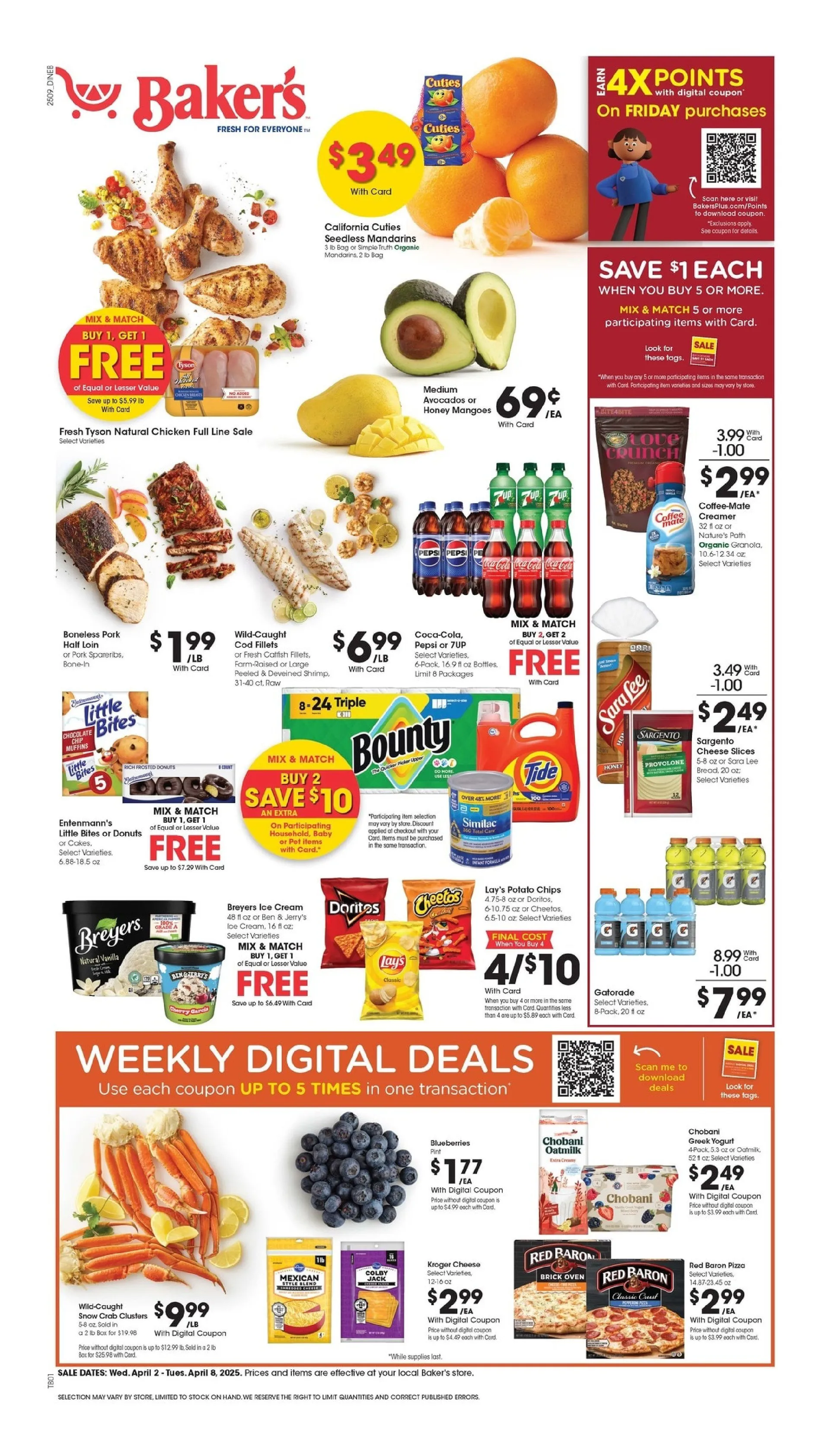 Weekly ad  Baker's Sales from April 2 to April 8 2025 - Page 