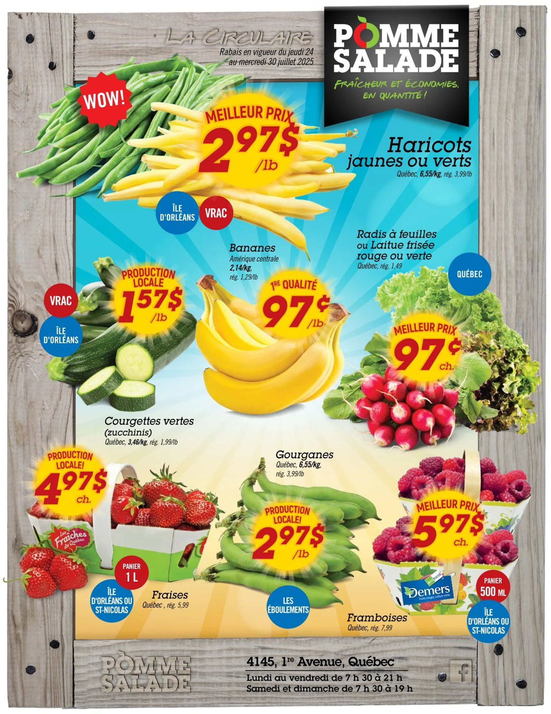 Pomme Salade flyers from July 24 to July 30 2025 - flyer page 1