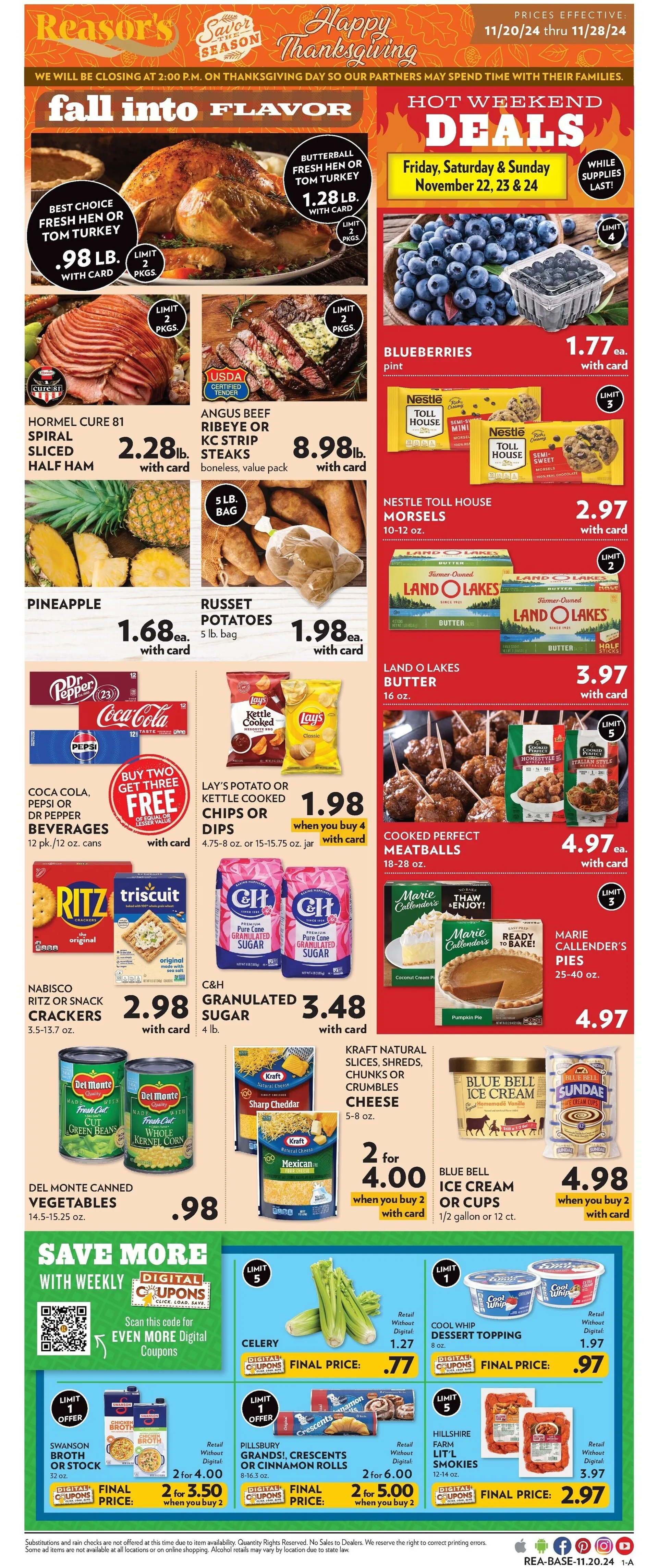 Weekly ad Reasor's Deals from November 20 to November 28 2024 - Page 