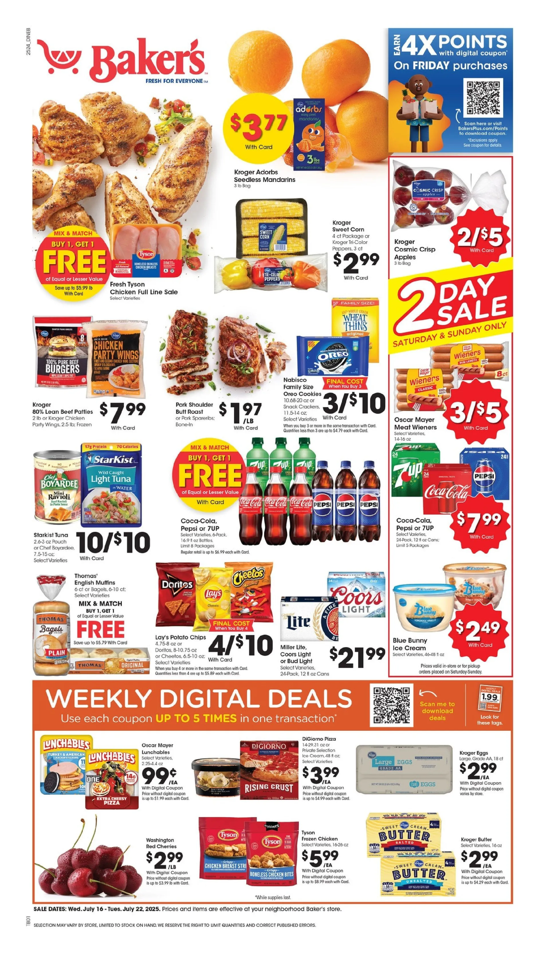 Weekly ad Baker's weekly ads from July 16 to July 22 2025 - Page 1