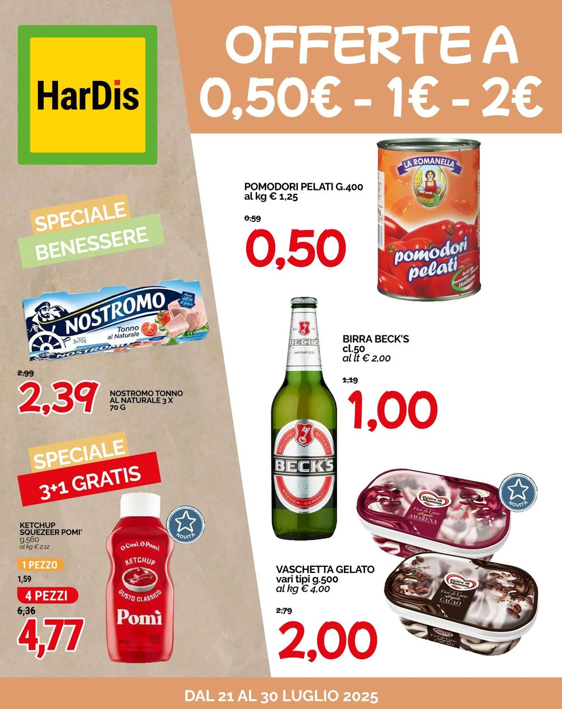 Hardis Volantino da 21 luglio a 27 luglio di 2025 - Pagina del volantino 1