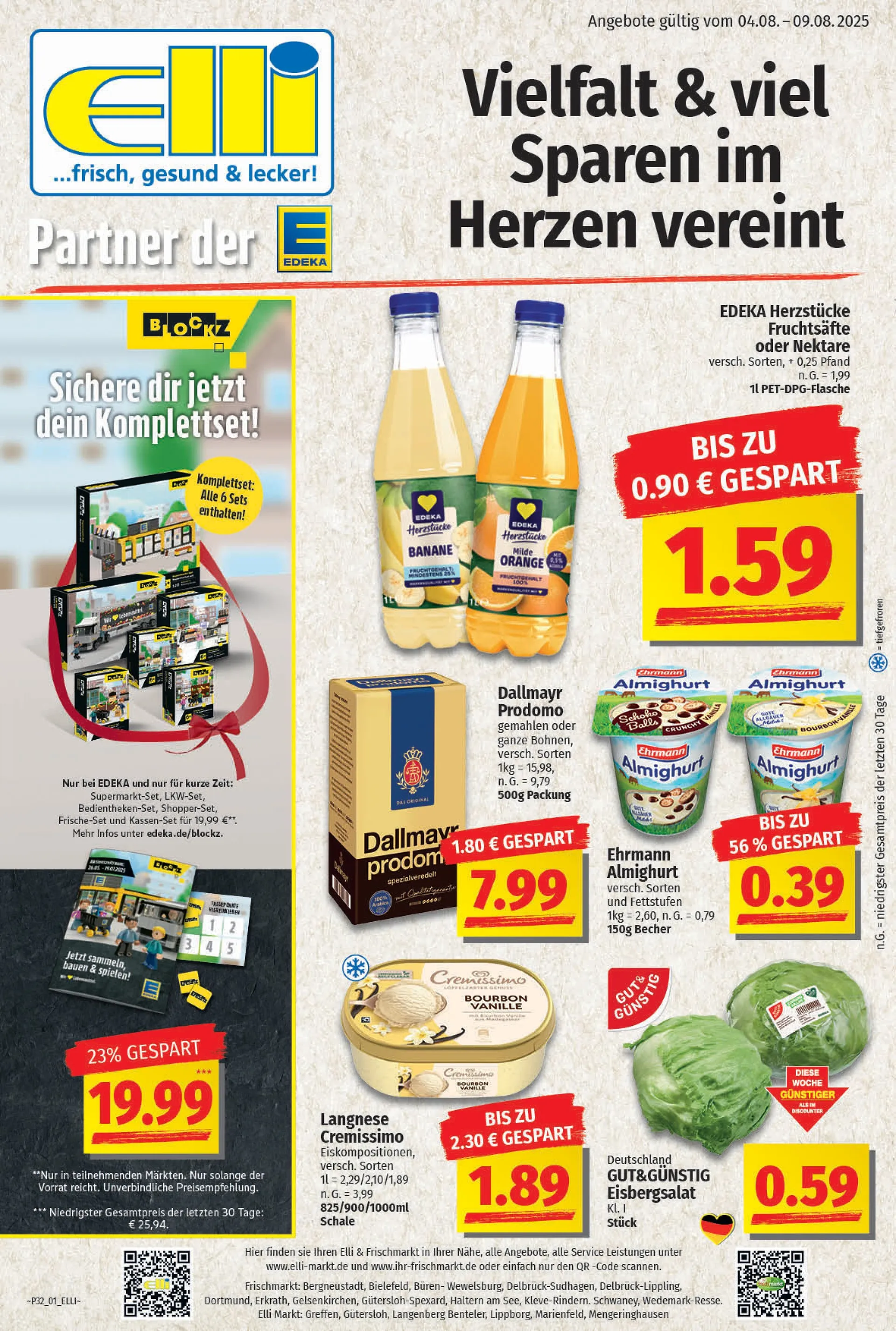 Elli Markt Prospekte von 4. August bis 9. August 2025 - Prospekt seite 1