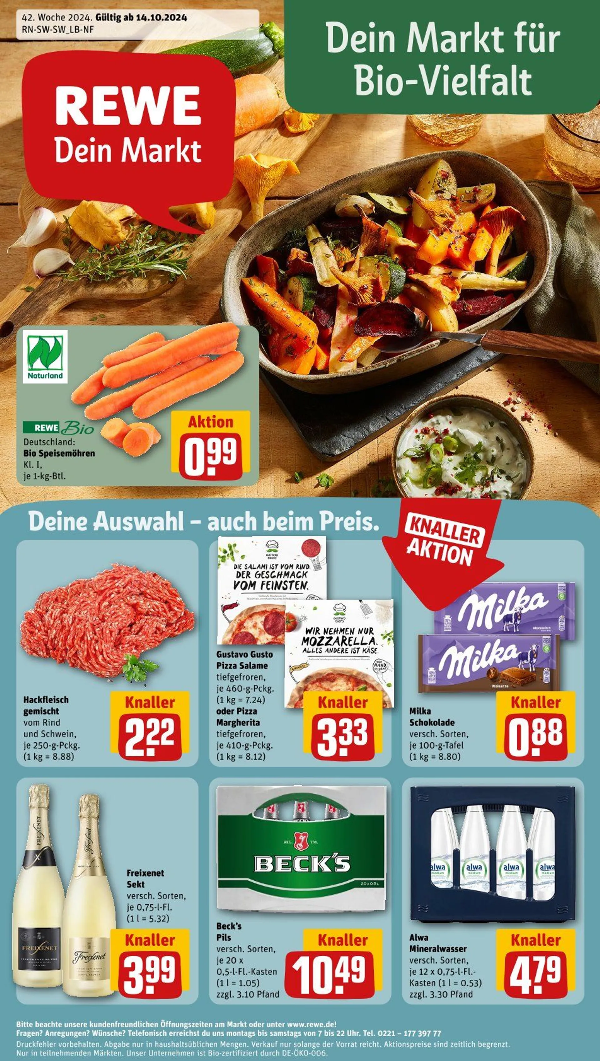 REWE Prospekt von 14. Oktober bis 19. Oktober 2024 - Prospekt seite 