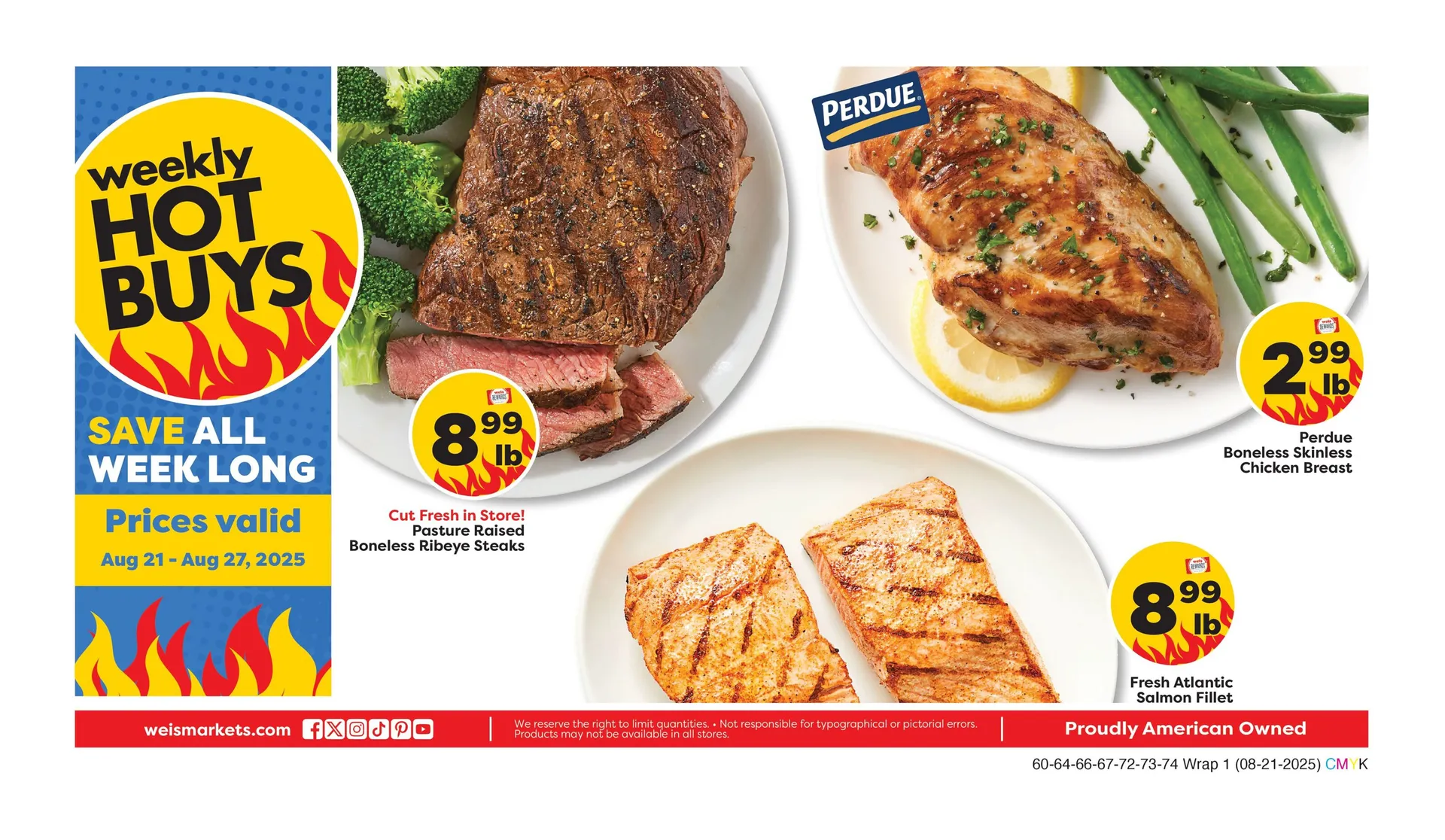 Weekly ad Weis Sales from August 21 to August 27 2025 - Page 1