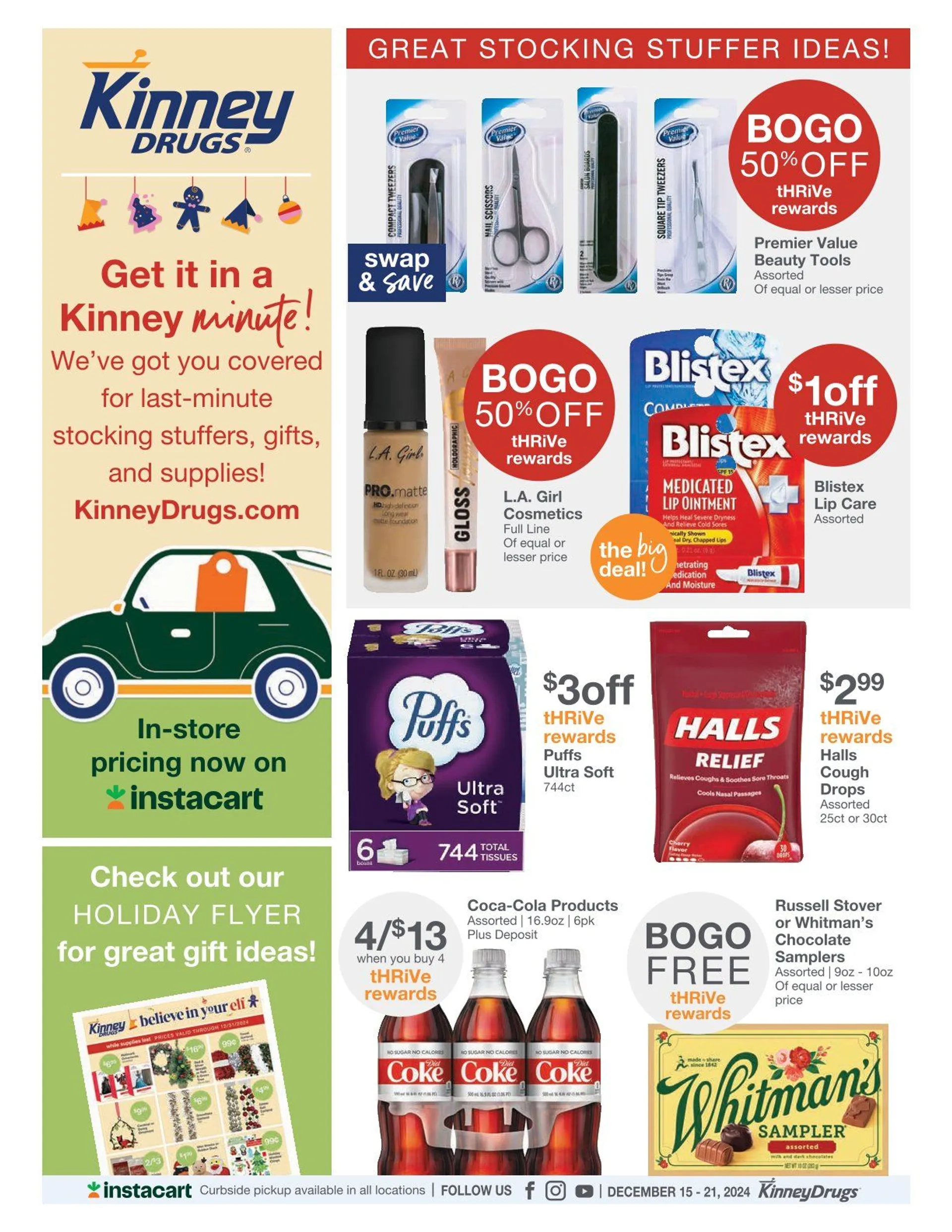 Weekly ad Kinney Drugs Deals from December 17 to December 21 2024 - Page 