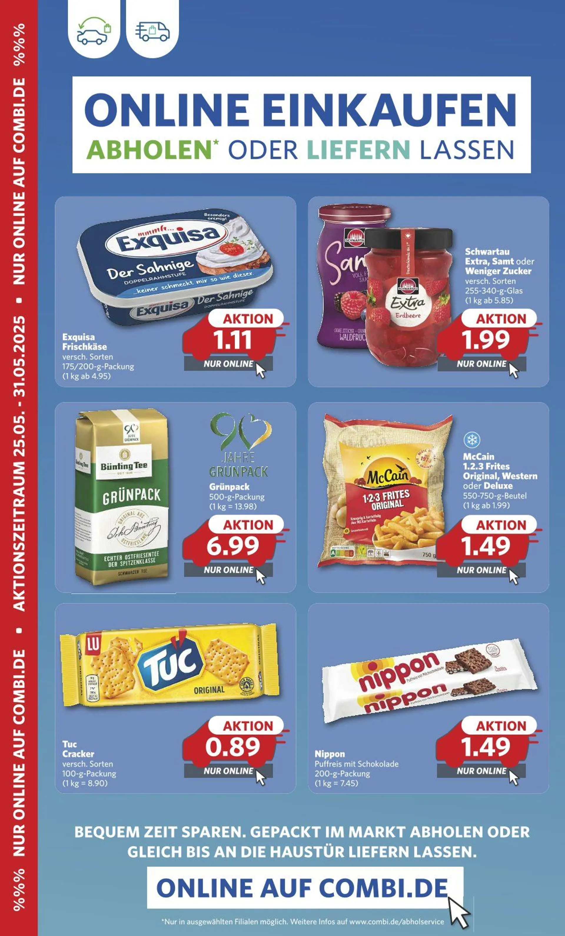 Combi Prospekt von 26. Mai bis 31. Mai 2025 - Prospekt seite 1