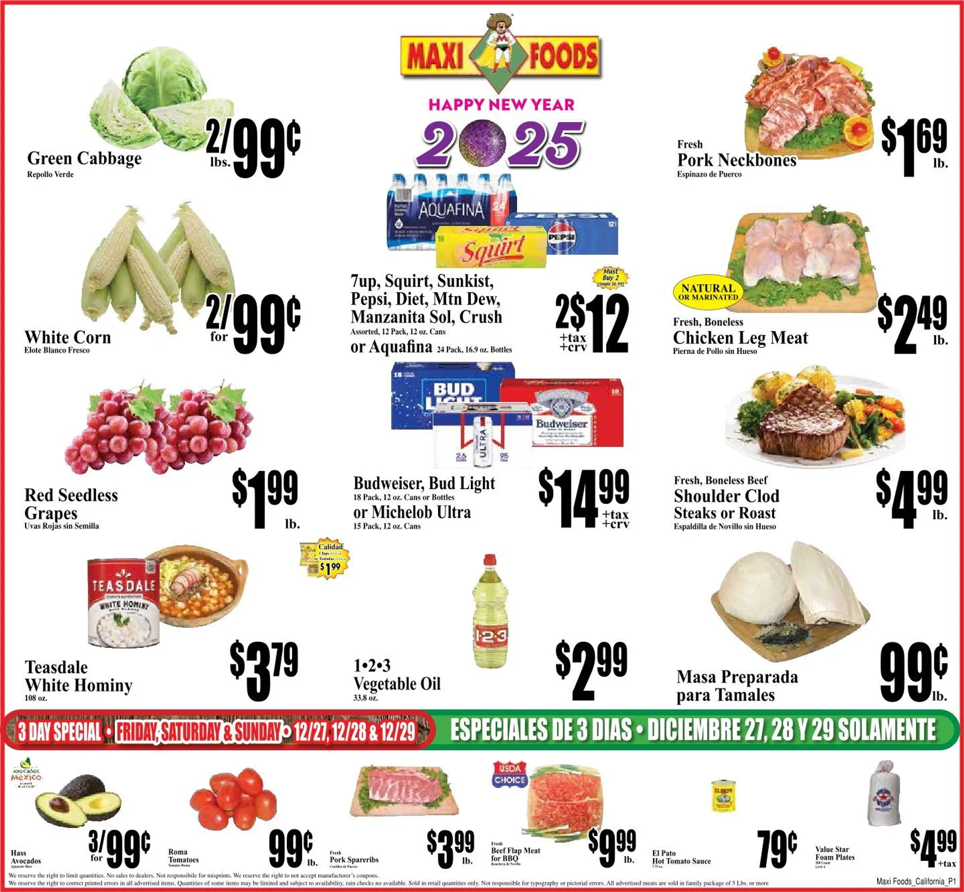 Weekly ad Maxi Foods from December 27 to December 31 2024 - Page 