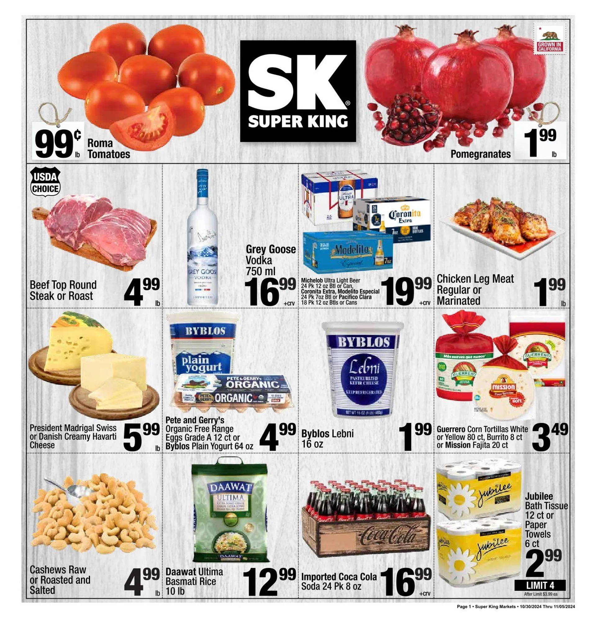 Weekly ad Super King Markets Deals from October 30 to November 5 2024 - Page 