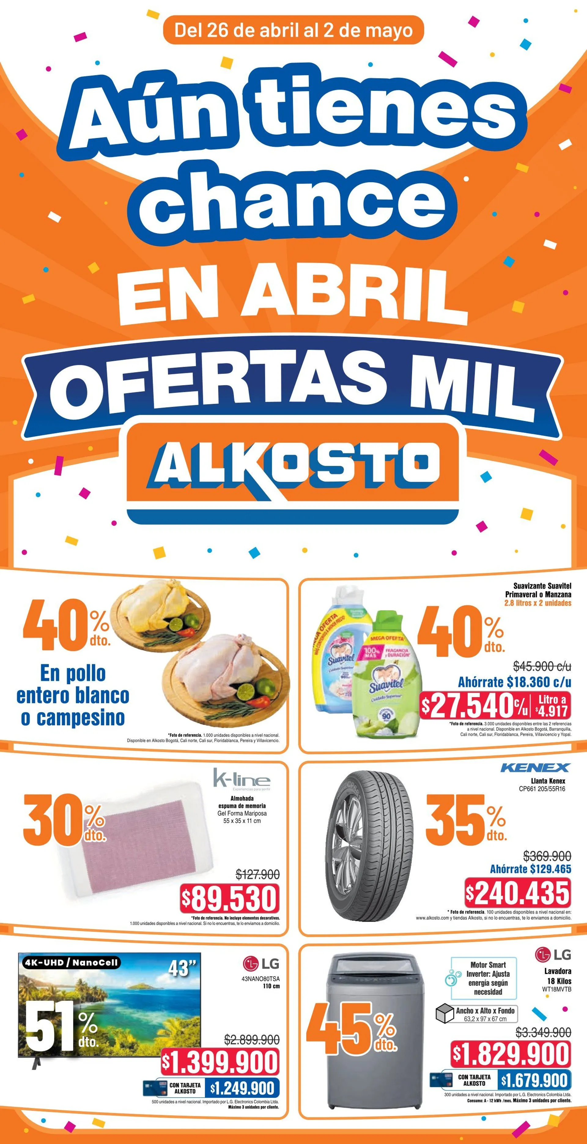 Catalogo de Alkosto Ofertas 26 de abril al 2 de mayo 2025 - Pag 
