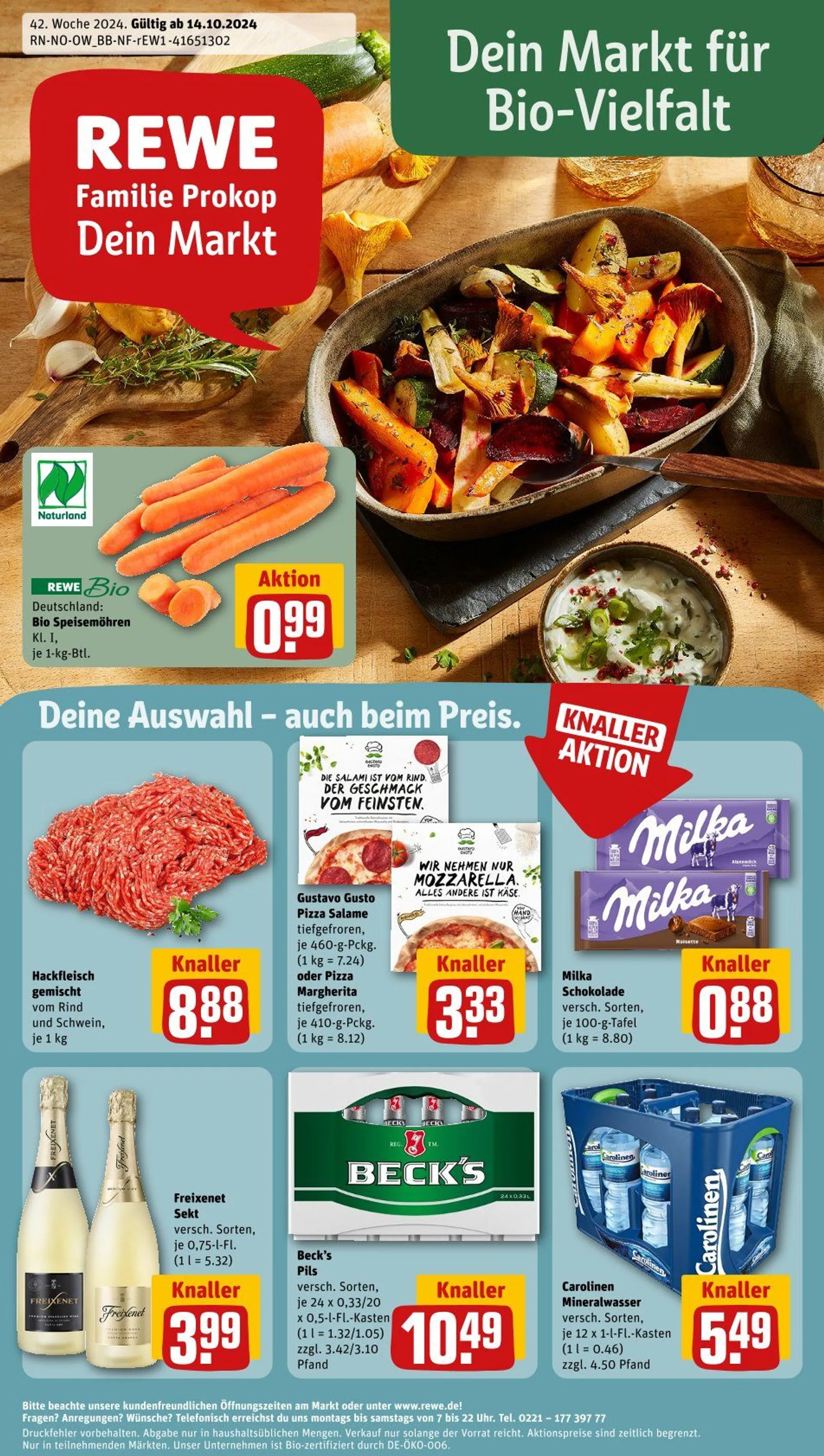 REWE Prospekt von 14. Oktober bis 19. Oktober 2024 - Prospekt seite 