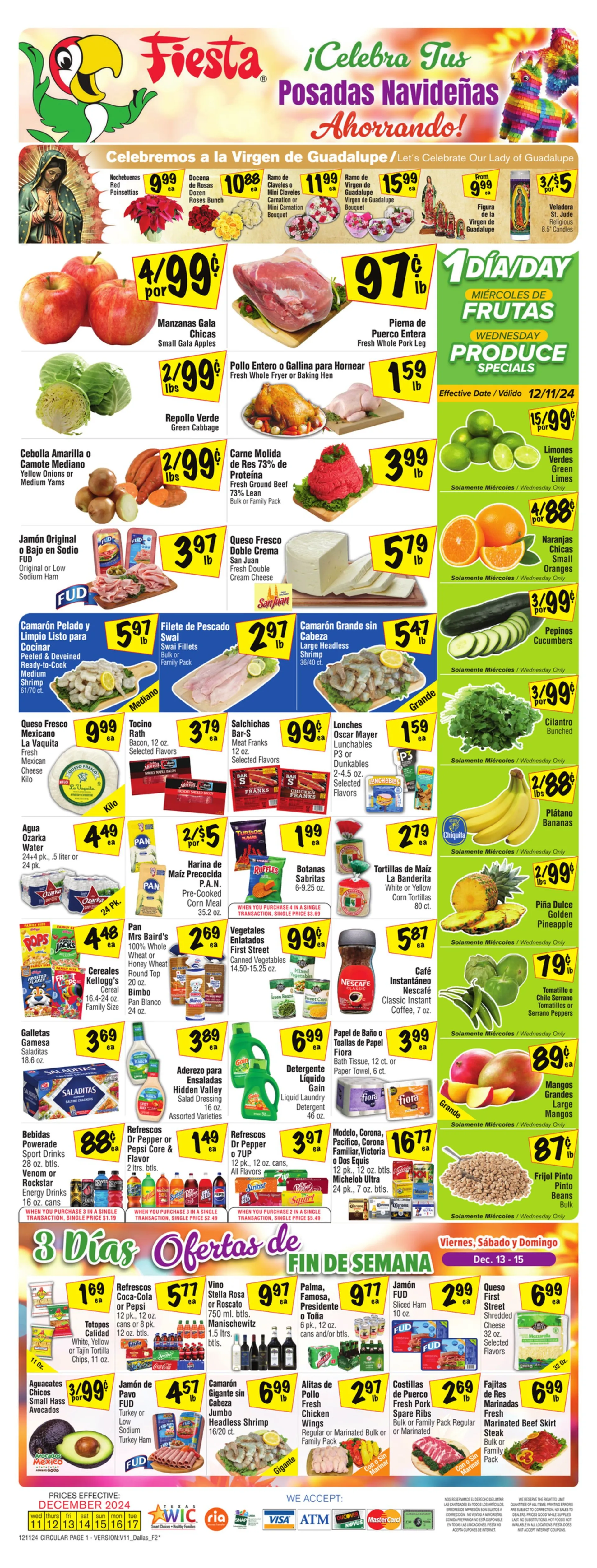 Weekly ad Fiesta Mart Deals from December 11 to December 17 2024 - Page 