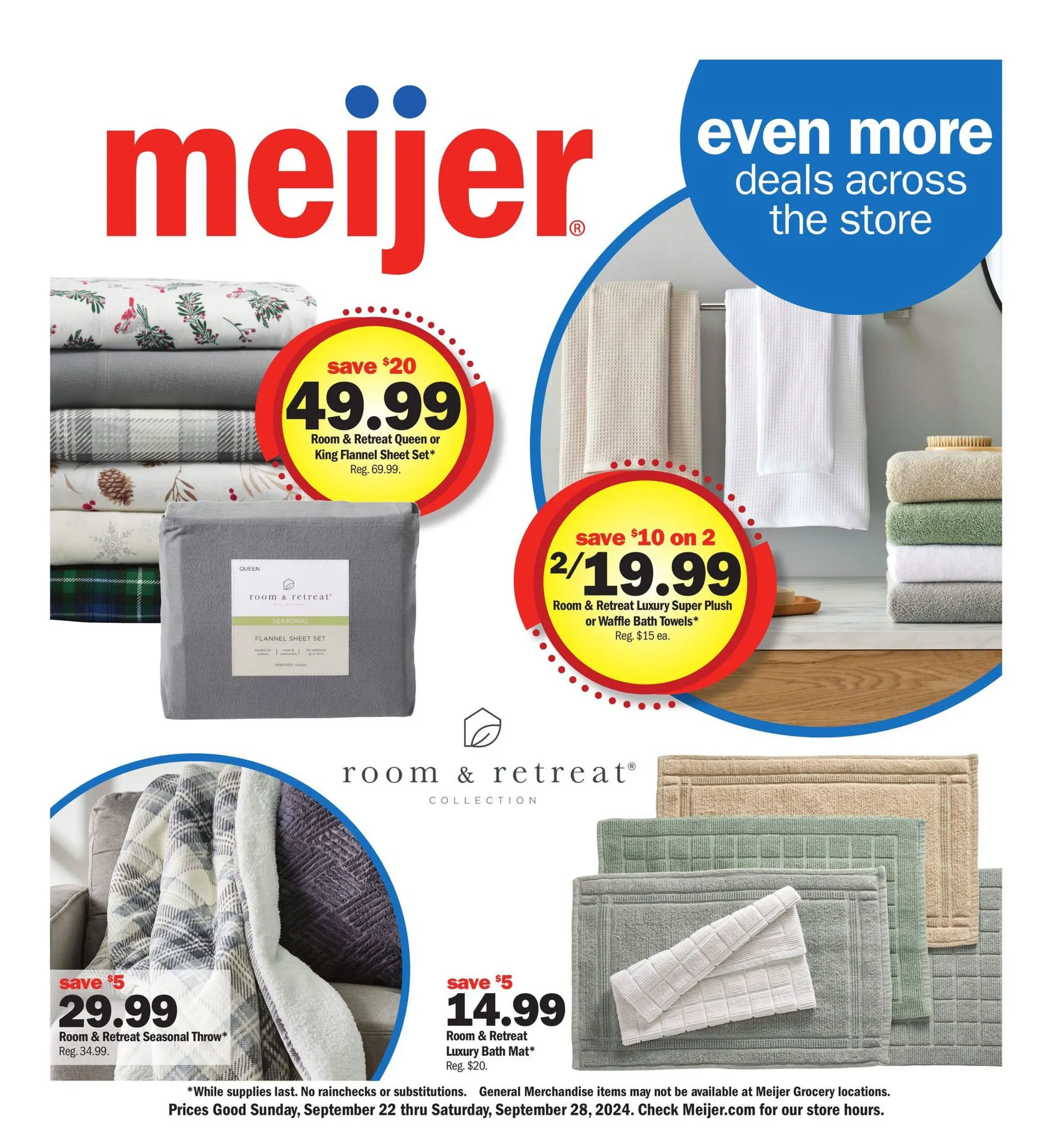 Weekly ad Meijer Weekly Ad from September 22 to September 28 2024 - Page 1