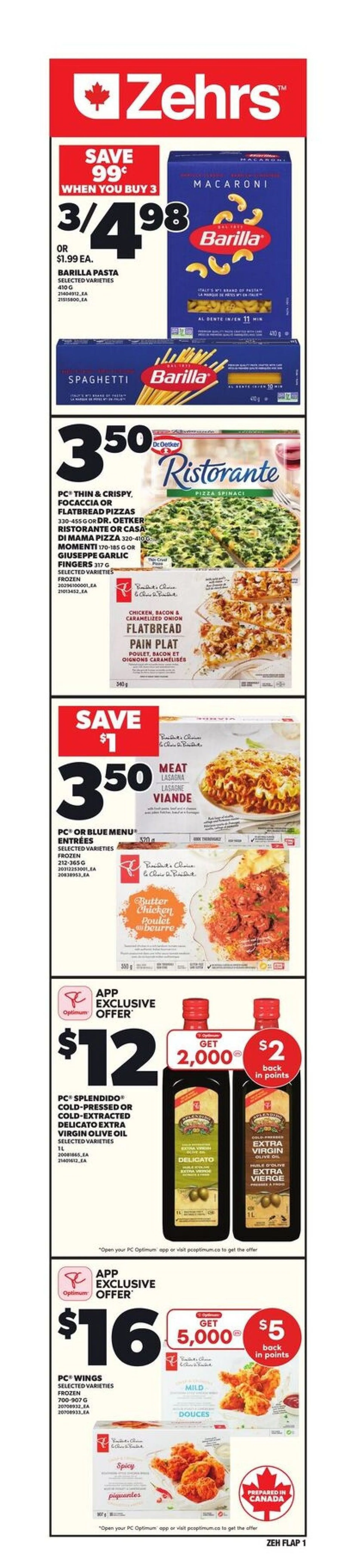 Zehrs flyers from August 7 to August 13 2025 - flyer page 1