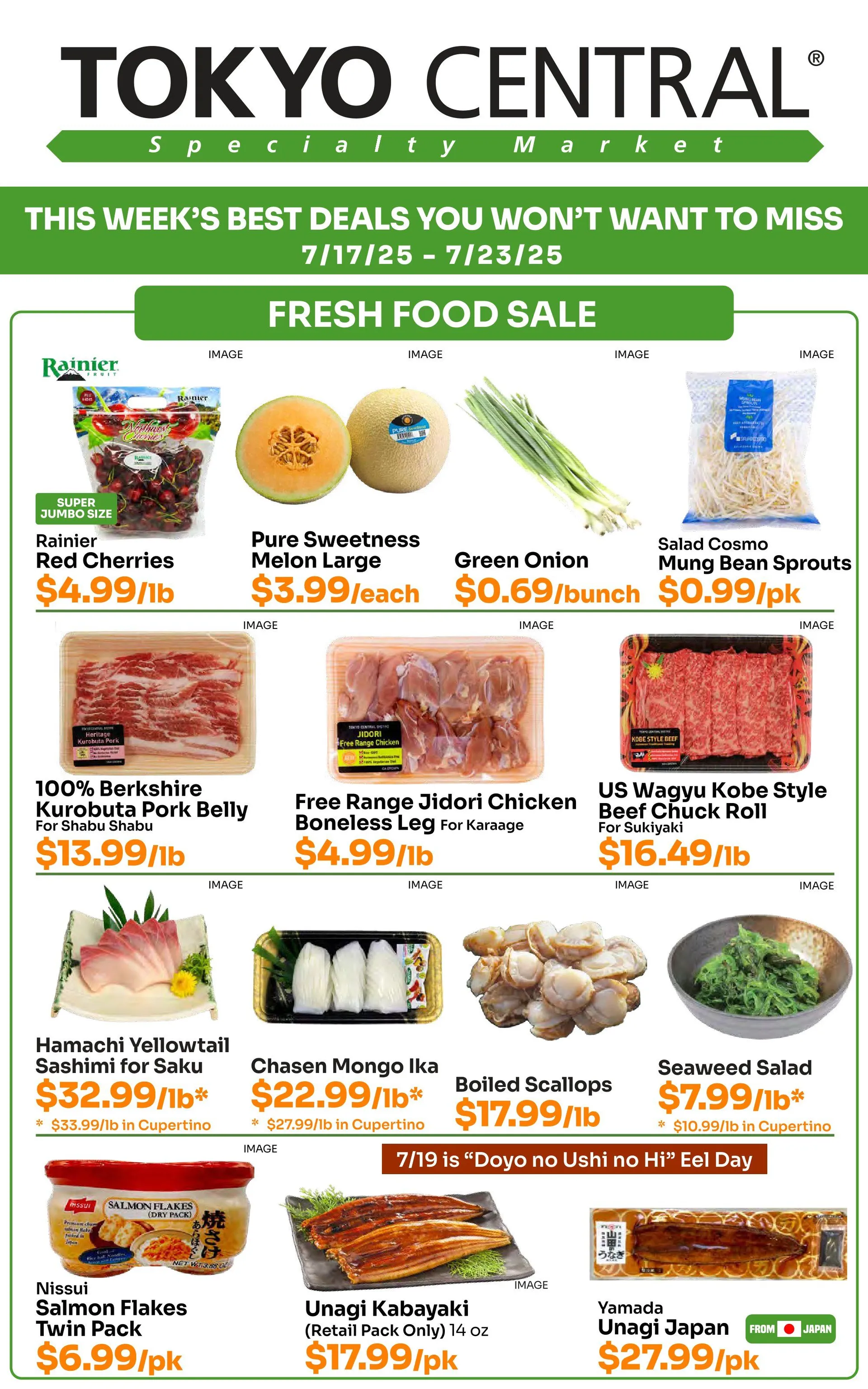 Weekly ad Tokyo Central Specialty Market Sales from July 17 to July 23 2025 - Page 1