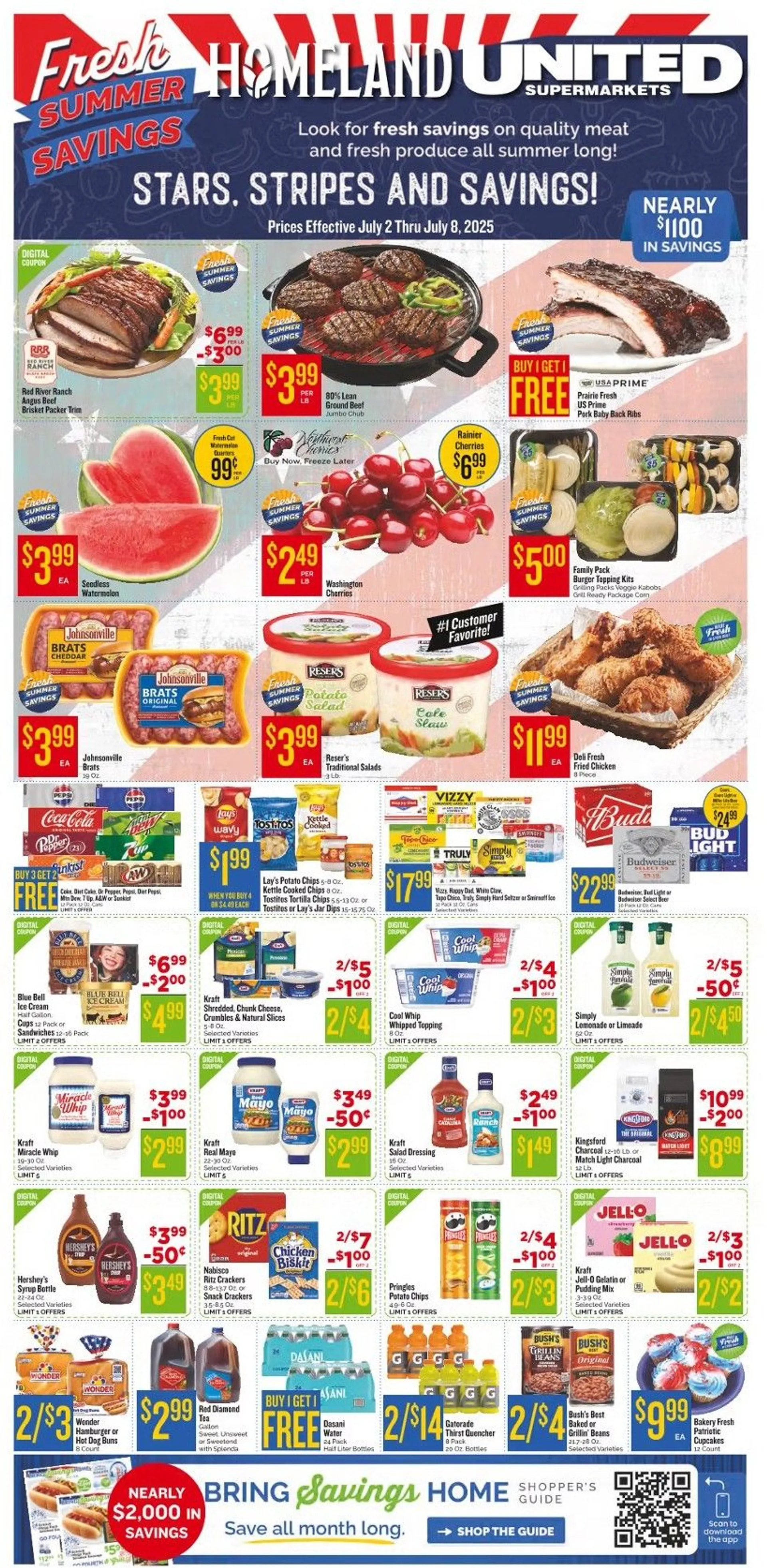 Weekly ad Homeland weekly ads from July 2 to July 18 2025 - Page 1