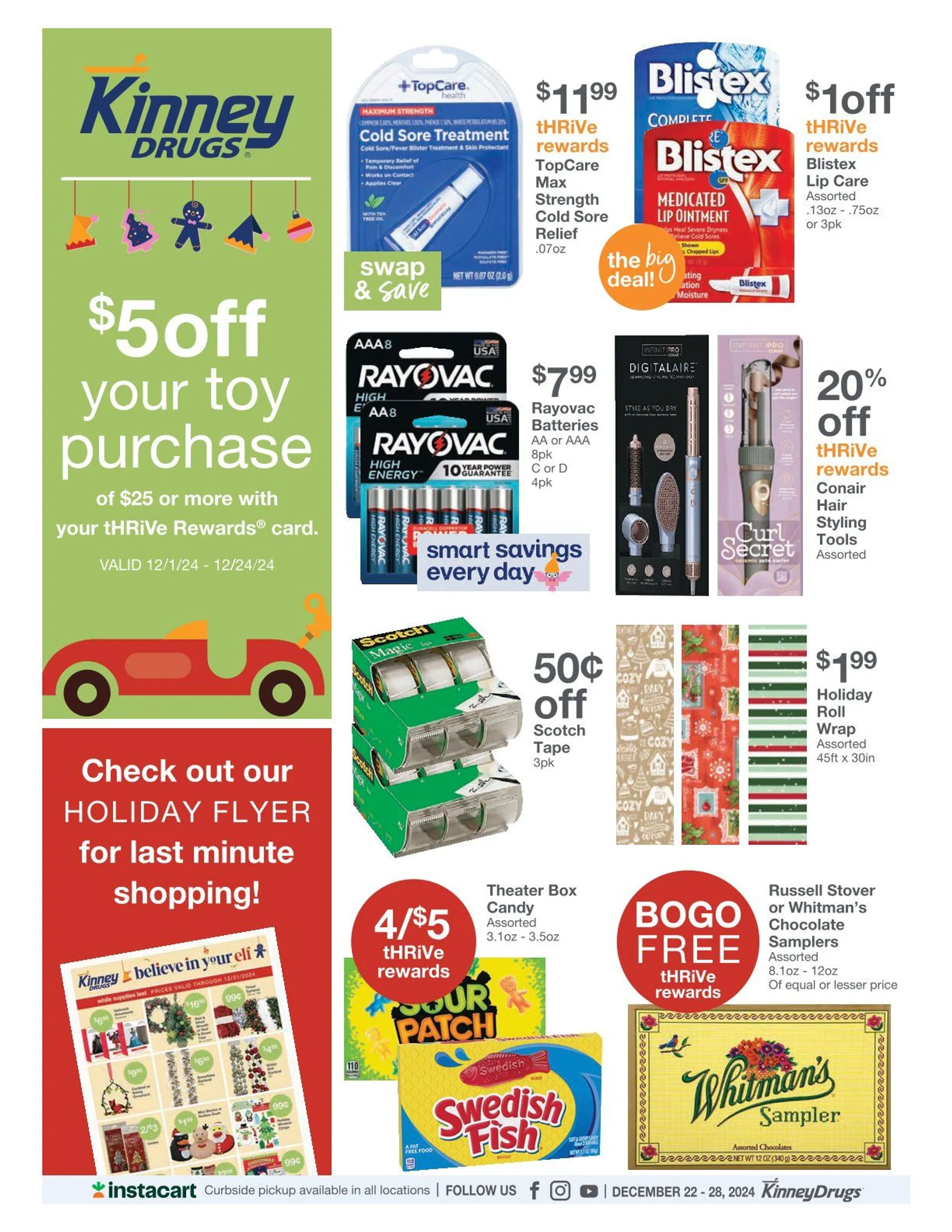 Weekly ad Kinney Drugs Sales from December 22 to December 28 2024 - Page 