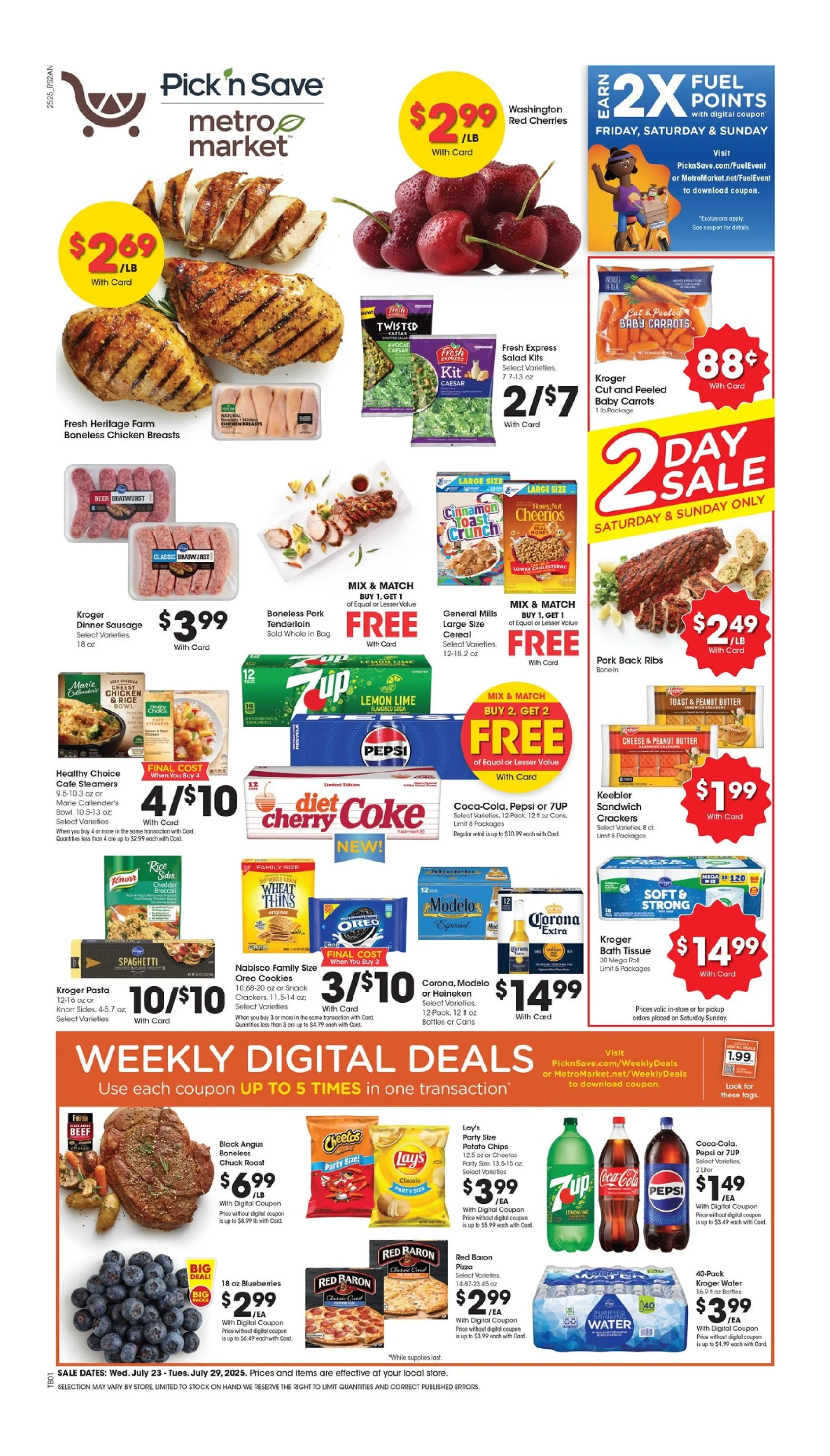 Weekly ad Metro Market Sales from July 23 to July 29 2025 - Page 1