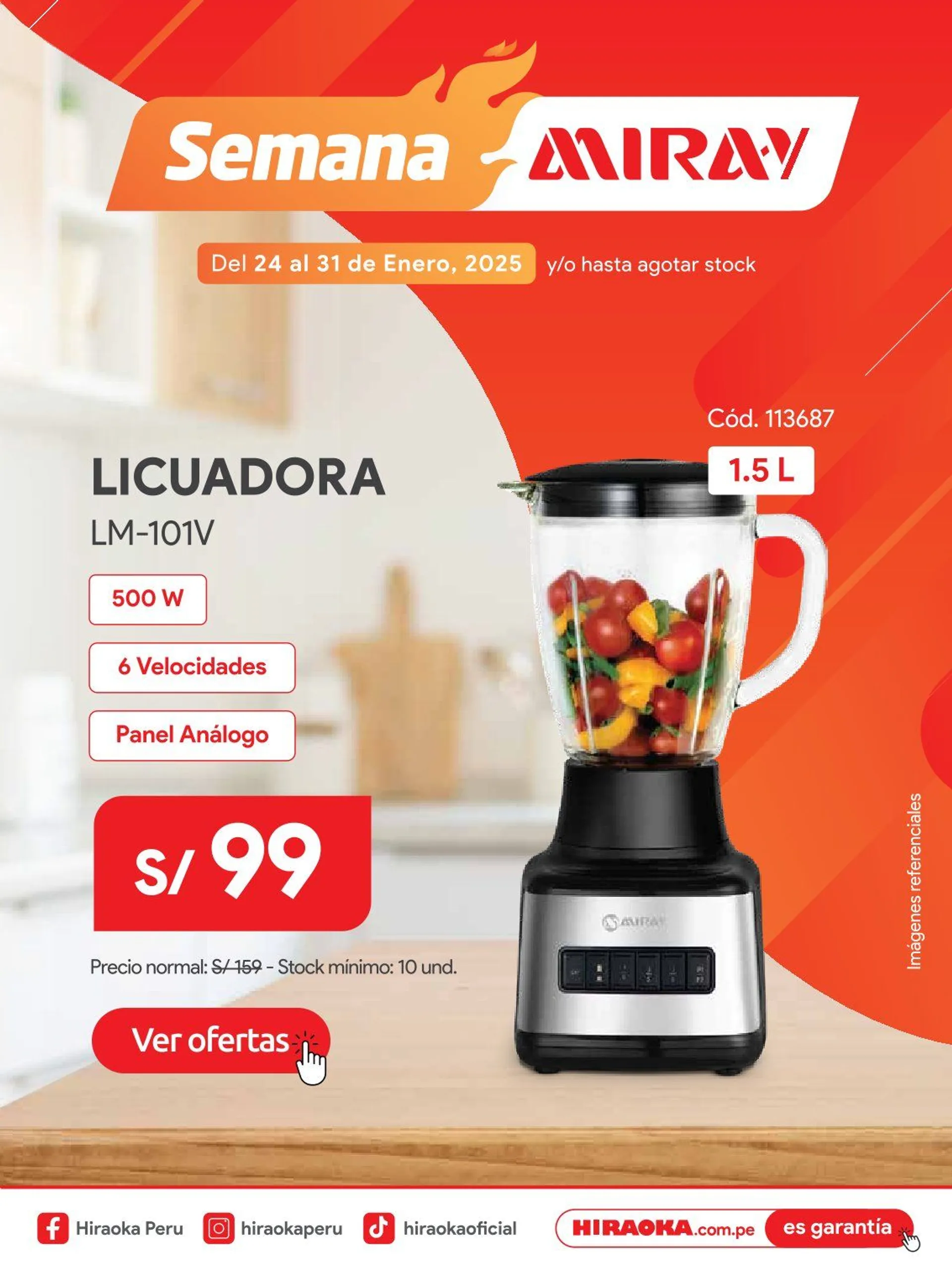 Catalogo de Hiraoka Ofertas de la Semana 24 de enero al 31 de enero 2025 - Pag 