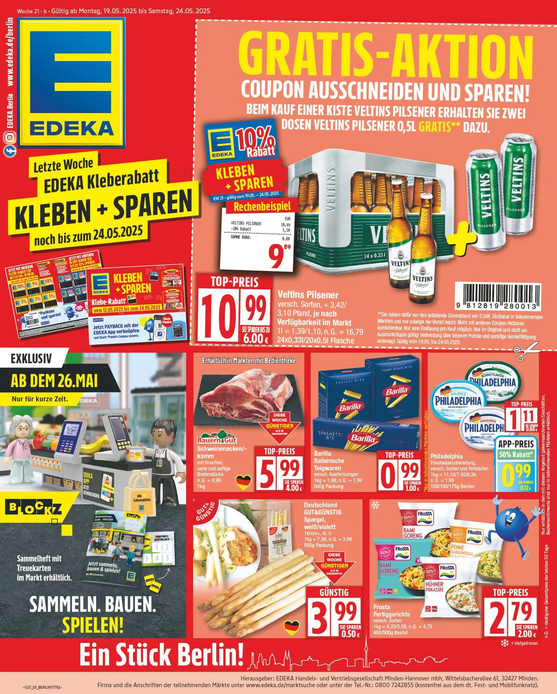 Edeka Prospekt von 19. Mai bis 24. Mai 2025 - Prospekt seite 