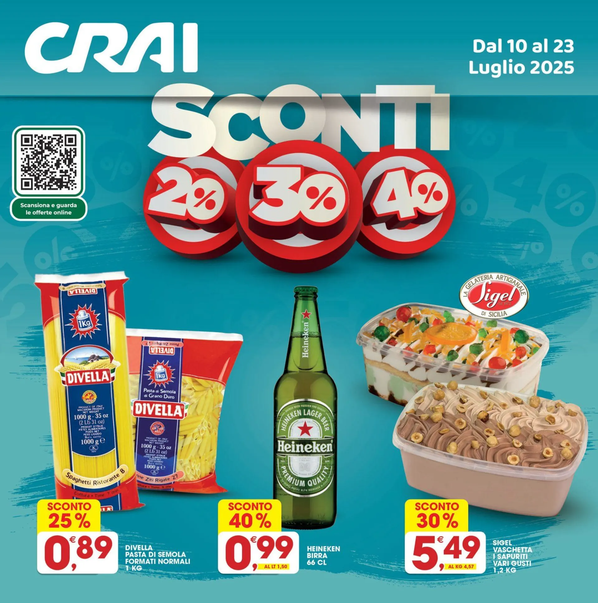 Volantini Crai da 10 luglio a 23 luglio di 2025 - Pagina del volantino 1