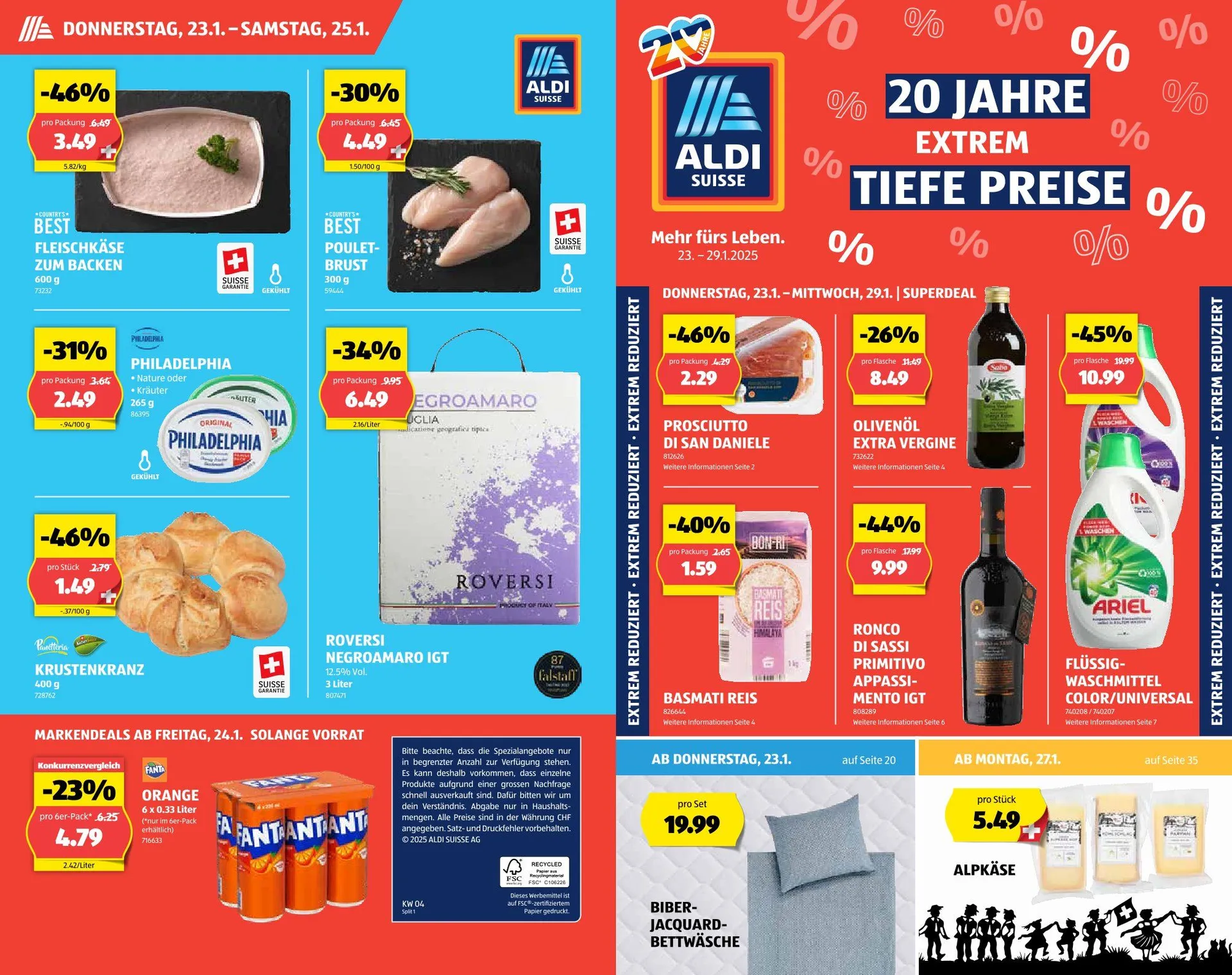 Aldi Prospekt von 23. Januar bis 25. Januar 2025 - Prospekt seite  