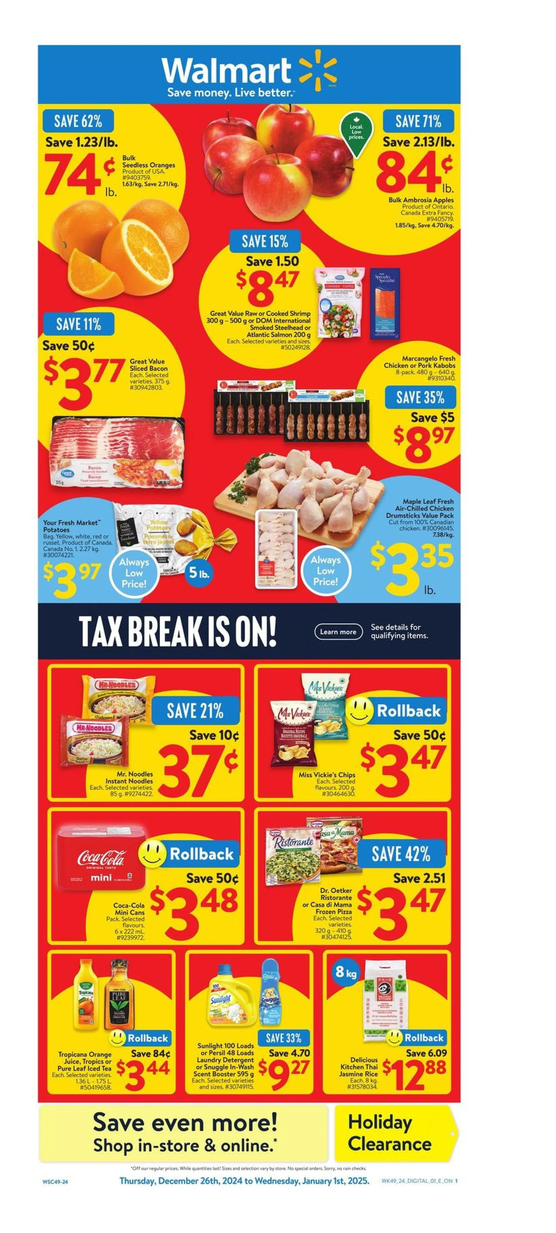 Walmart Deals from December 26 to January 1 2025 - flyer page 