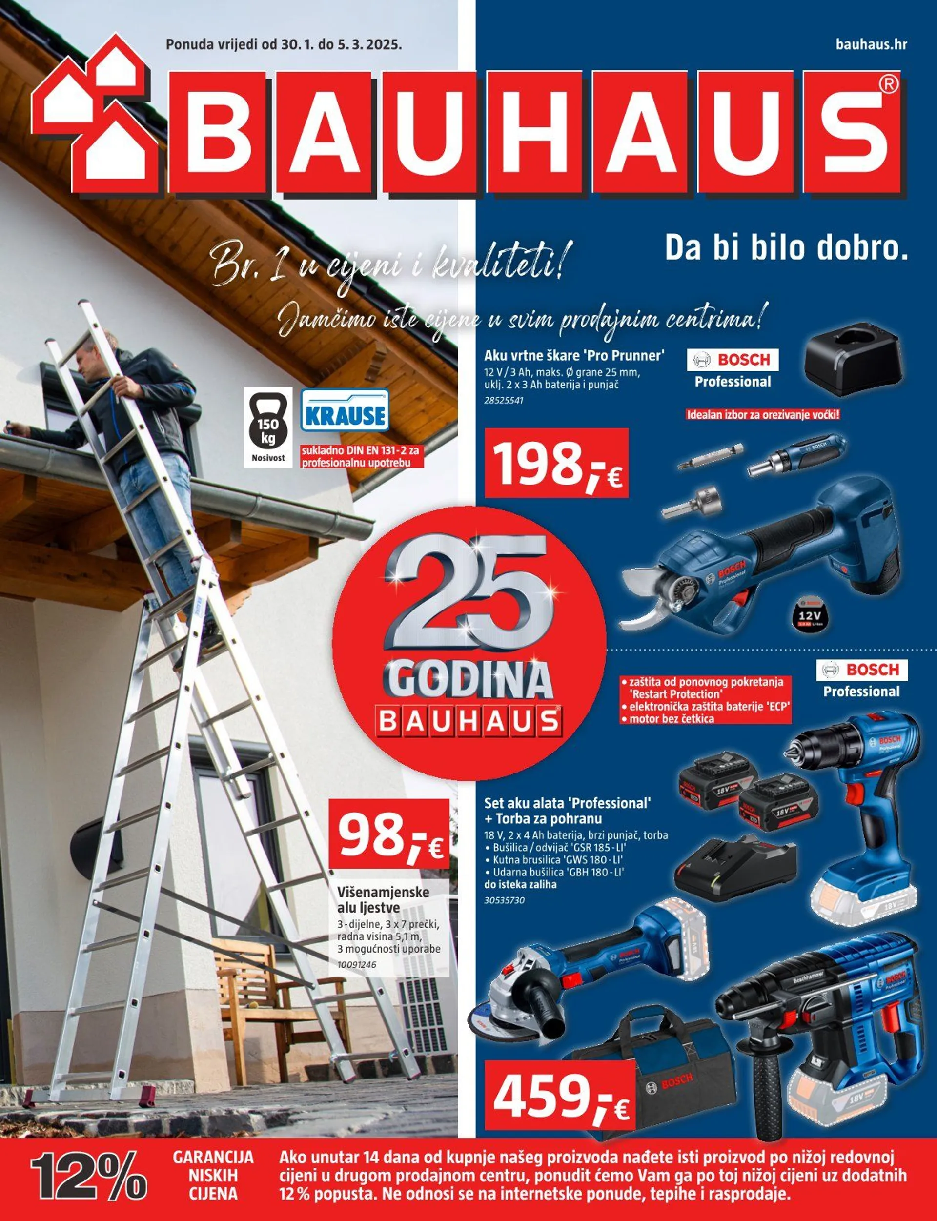 Katalog Posebna ponuda trgovine Bauhaus od 30. siječnja do 5. ožujka 2025. - Pregled Stranica 1