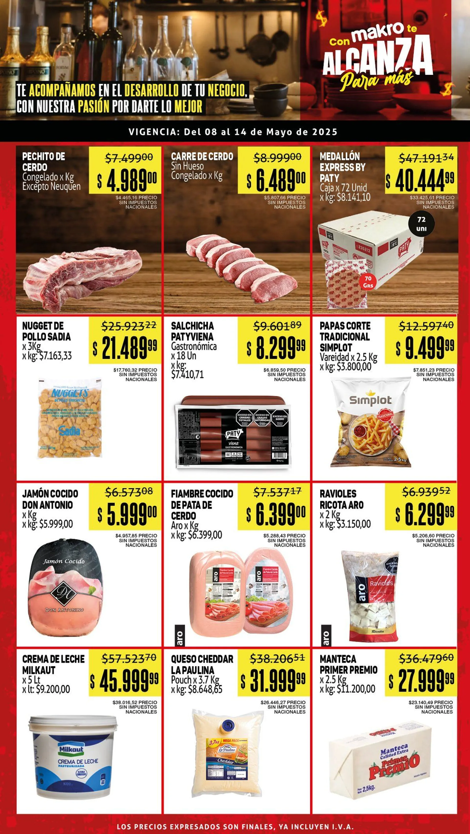 Ofertas de Ofertas Makro  8 de mayo al 14 de mayo 2025 - Página 1 del catálogo