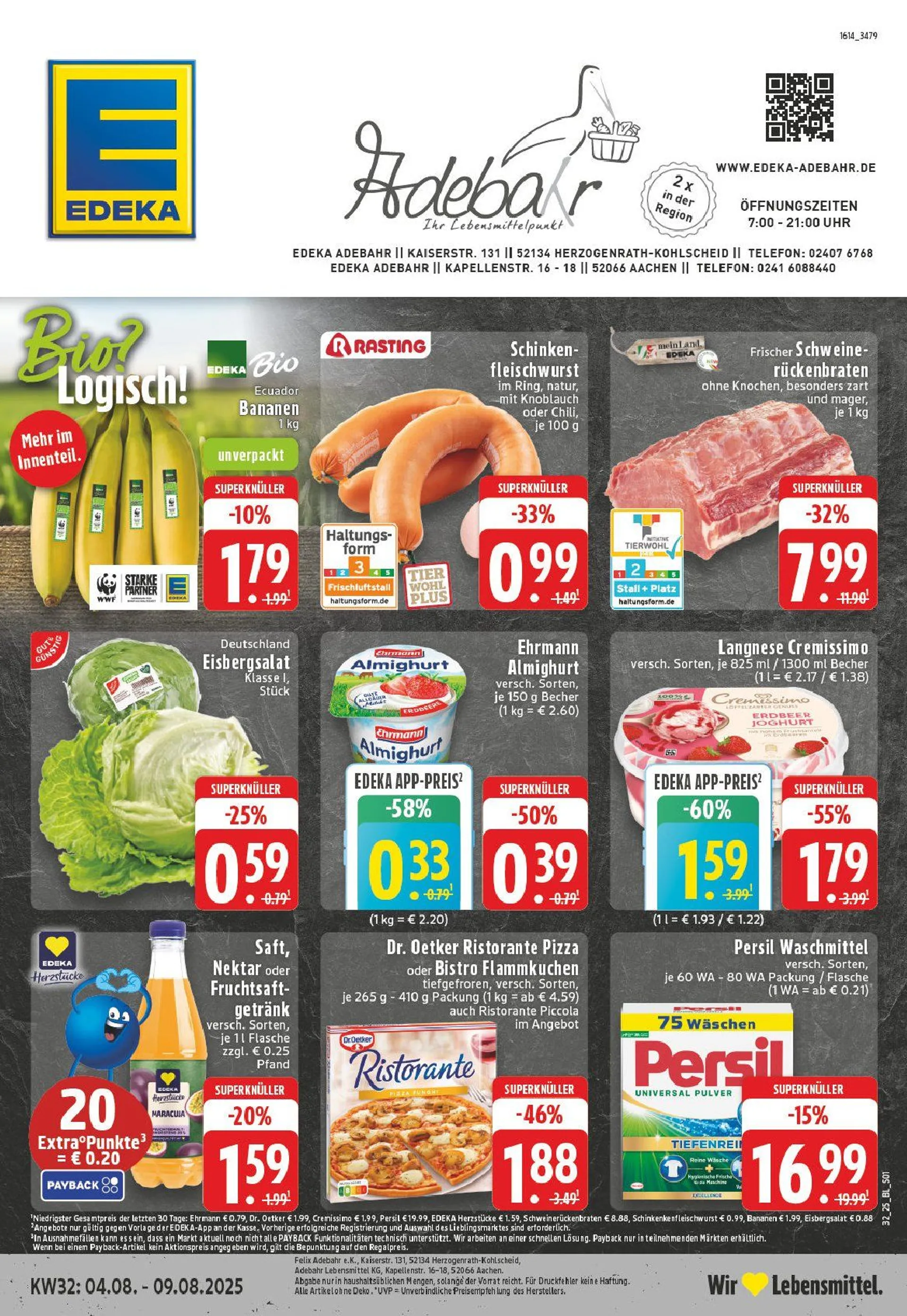 Edeka Prospekte von 3. August bis 8. August 2025 - Prospekt seite 1