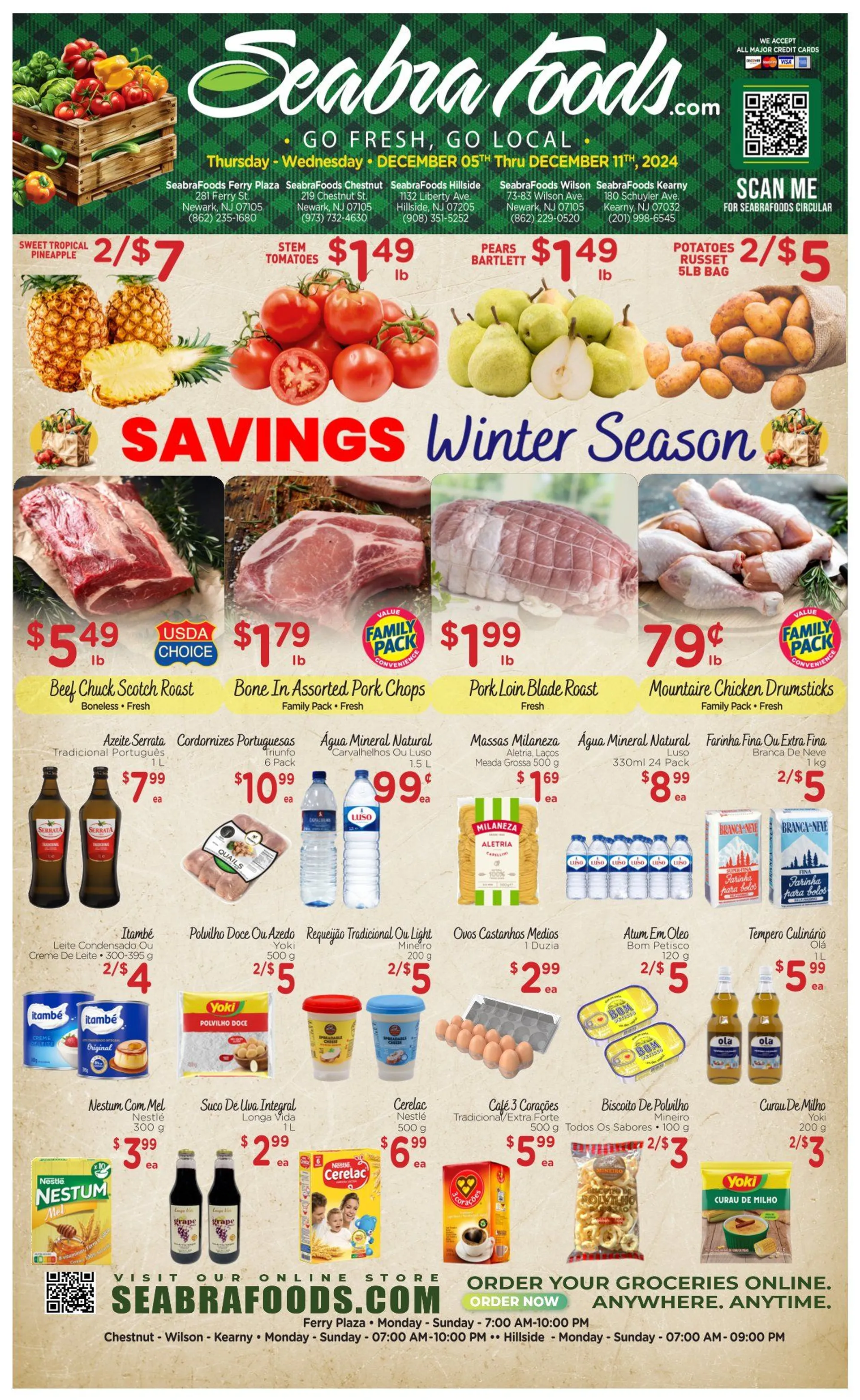 Weekly ad Seabra Foods Deals from December 6 to December 11 2024 - Page 