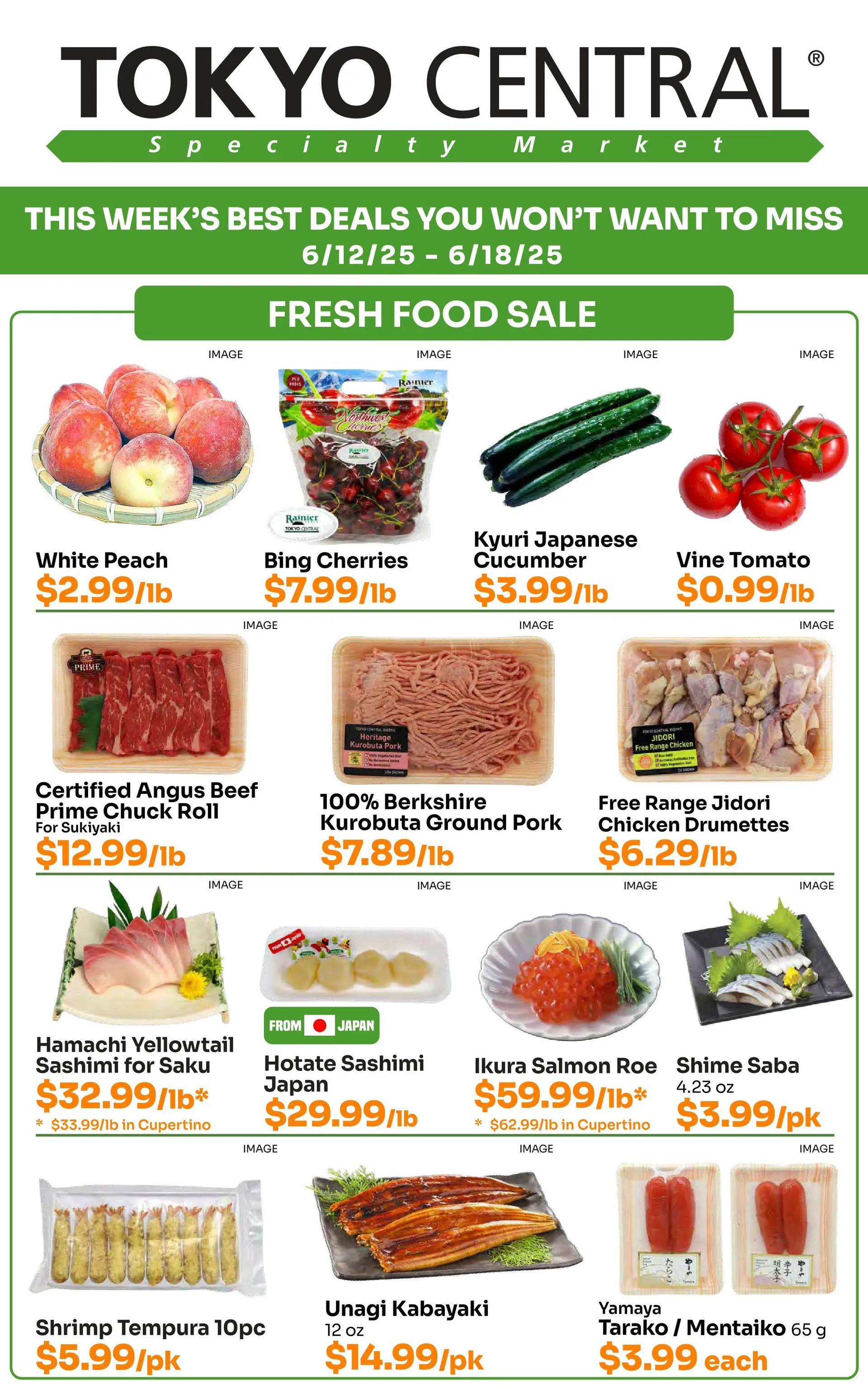 Weekly ad Tokyo Central Specialty Market weekly ads from June 12 to June 18 2025 - Page 1
