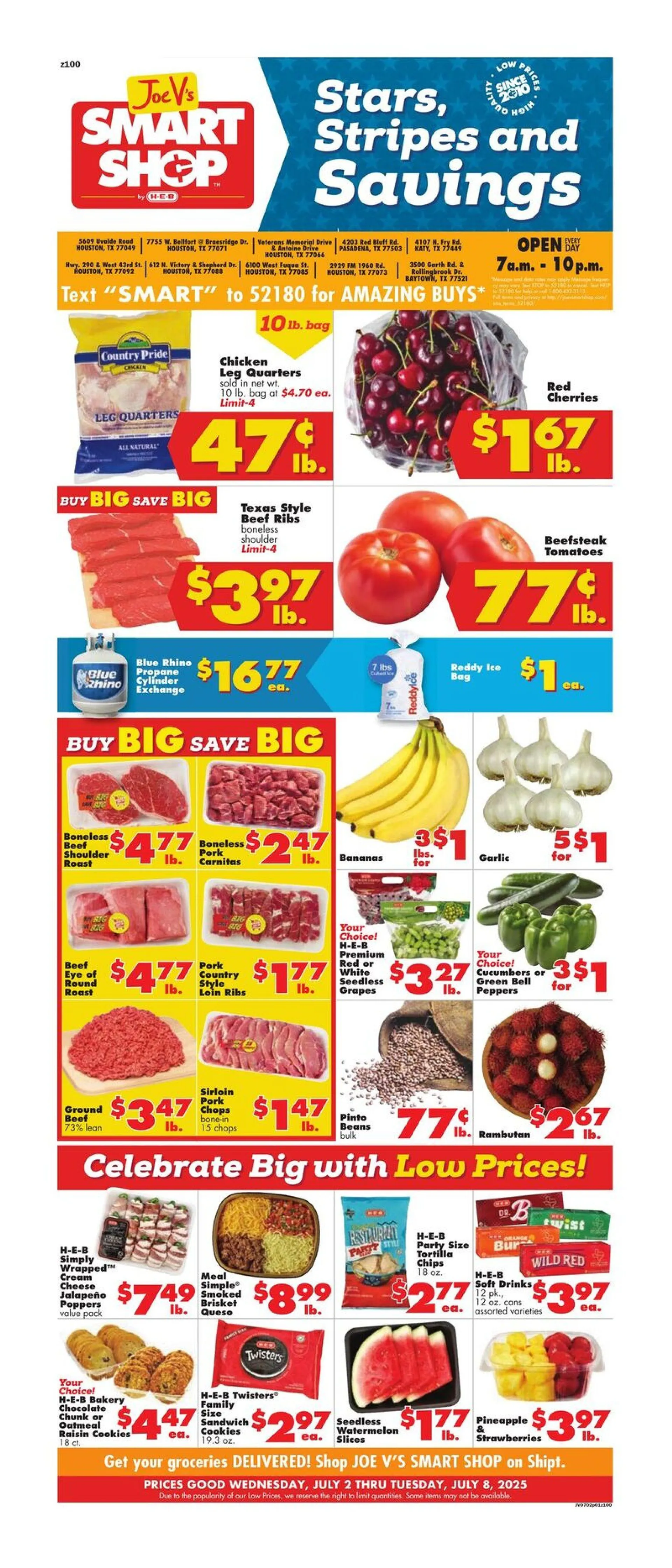 Weekly ad Joe V's Smart Shop Sales from July 2 to July 8 2025 - Page 1