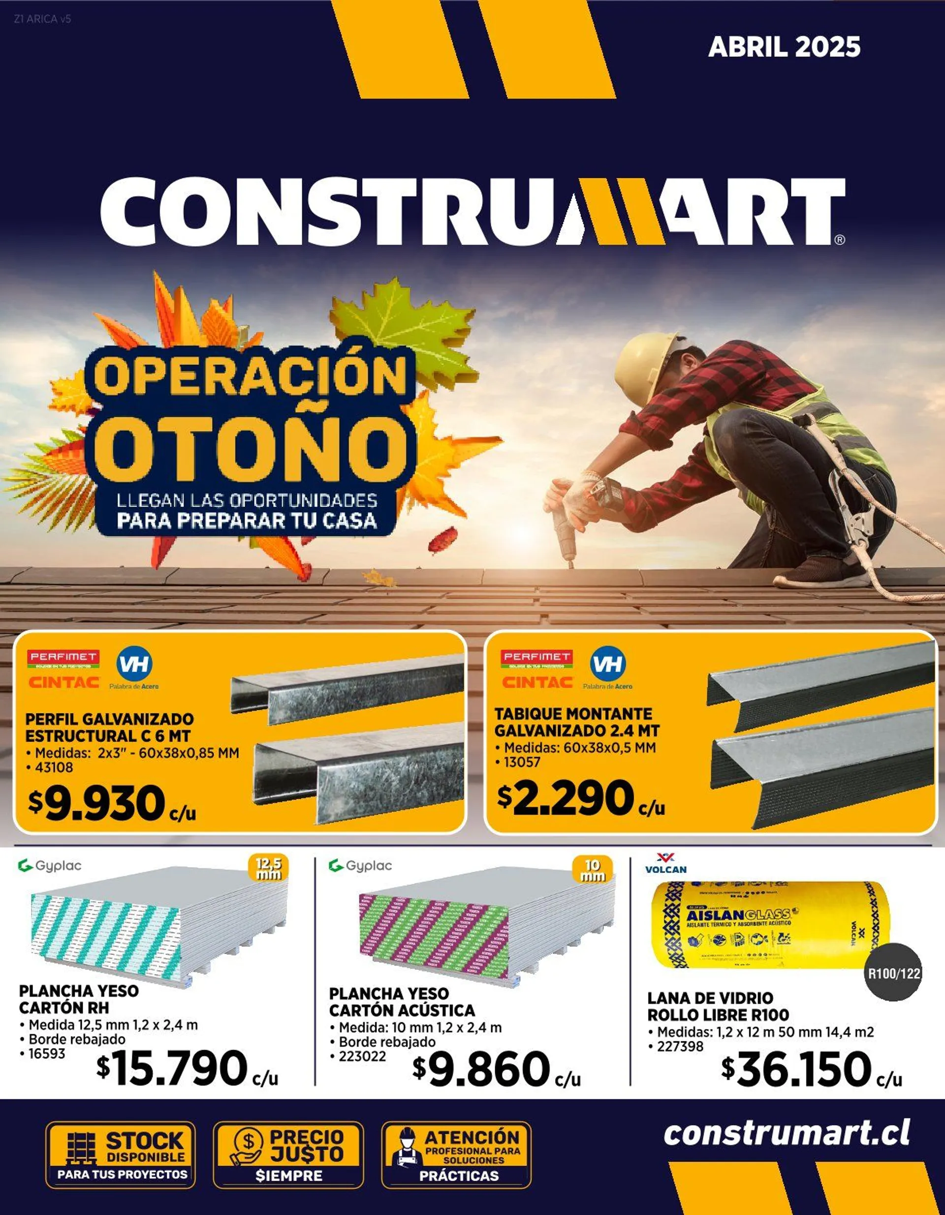 Catálogo de Construmart Ofertas 1 de abril al 30 de abril 2025 - Página 1