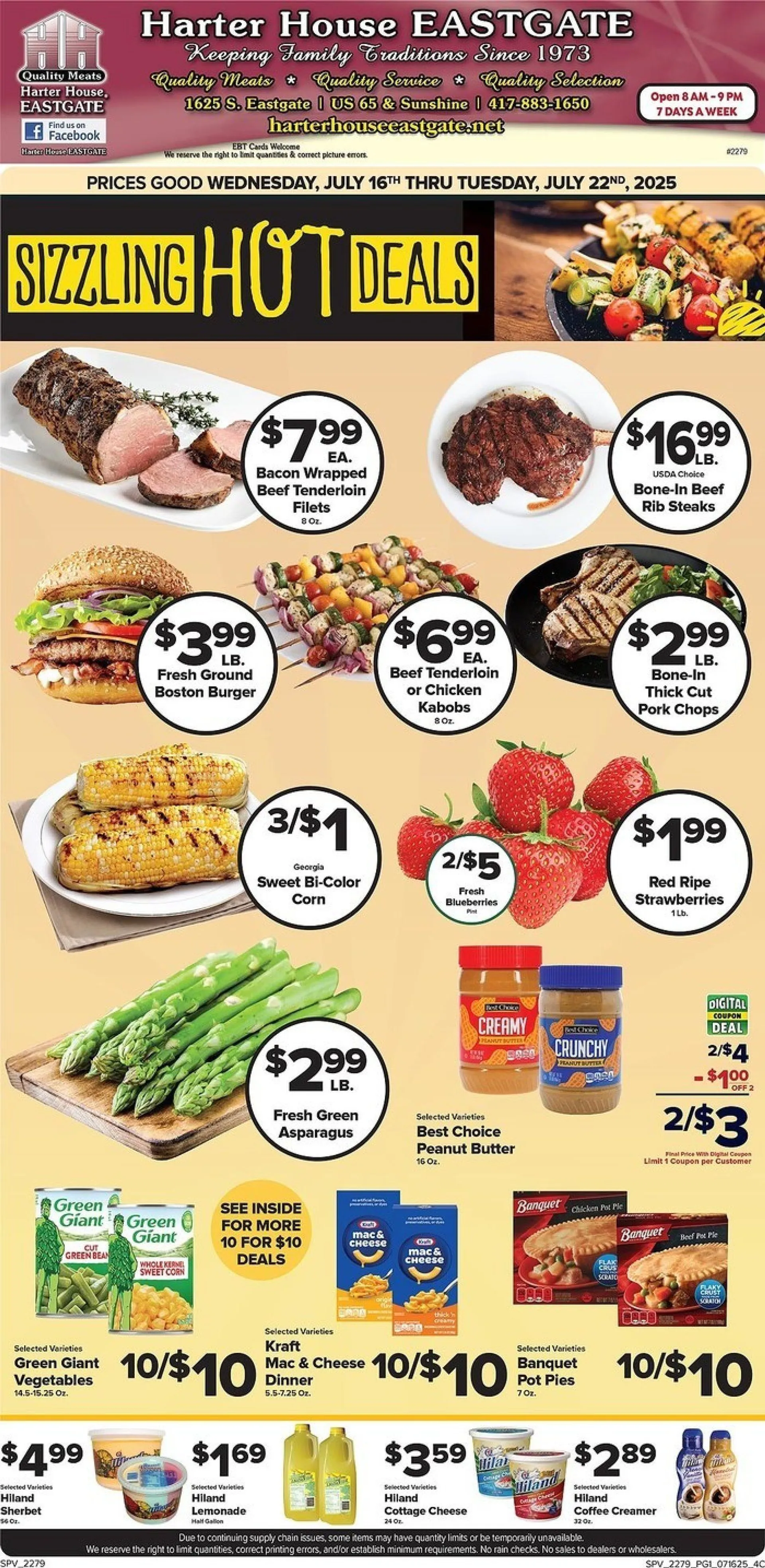 Weekly ad Harter House Sales from July 16 to July 22 2025 - Page 1