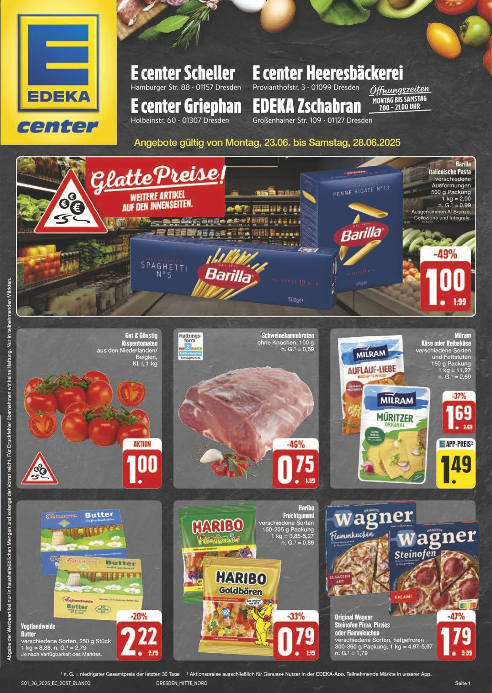Edeka Prospekt von 22. Juni bis 28. Juni 2025 - Prospekt seite 1