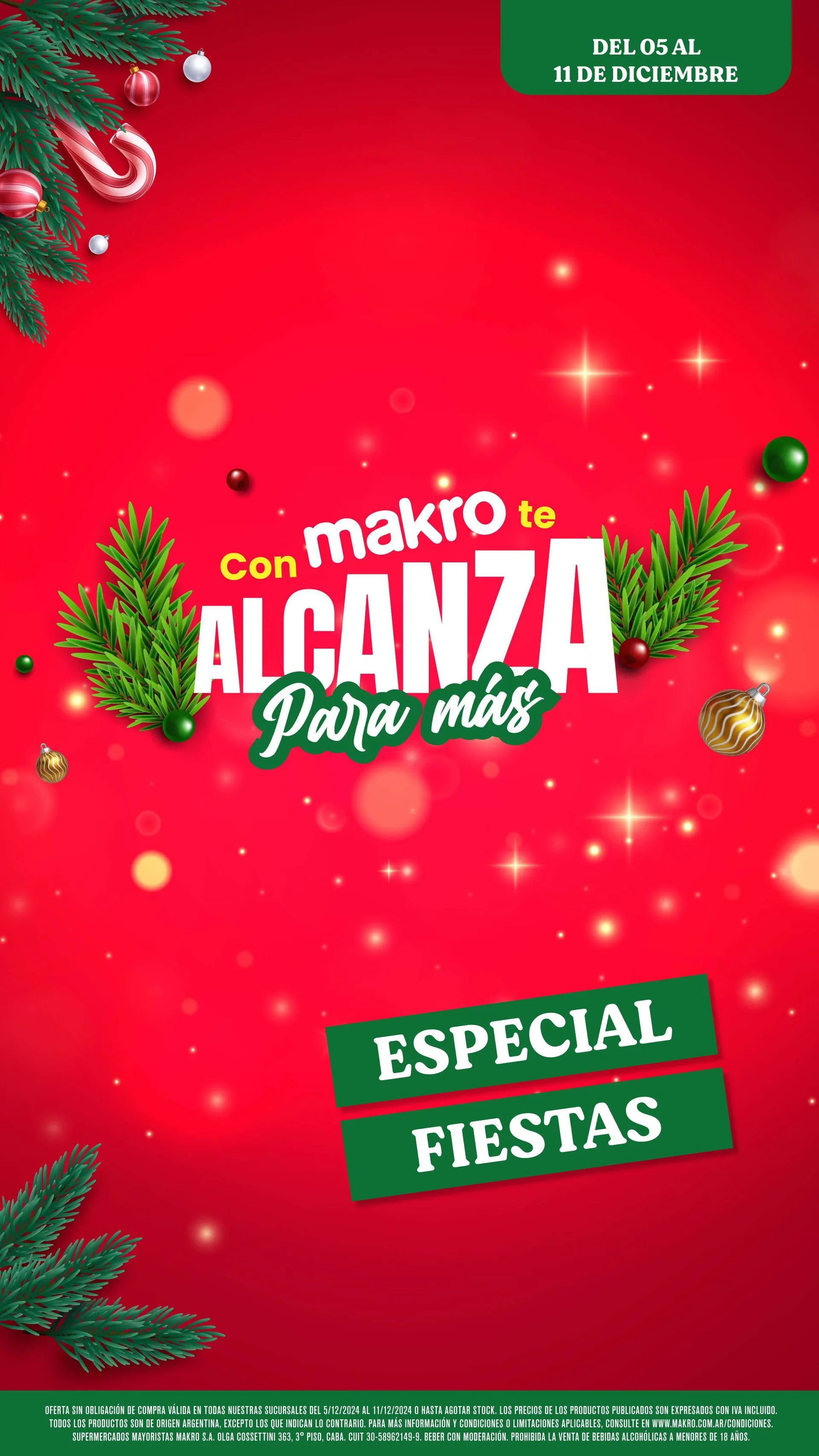 Ofertas de Makro Ofertas 5 de diciembre al 11 de diciembre 2024 - Página  del catálogo