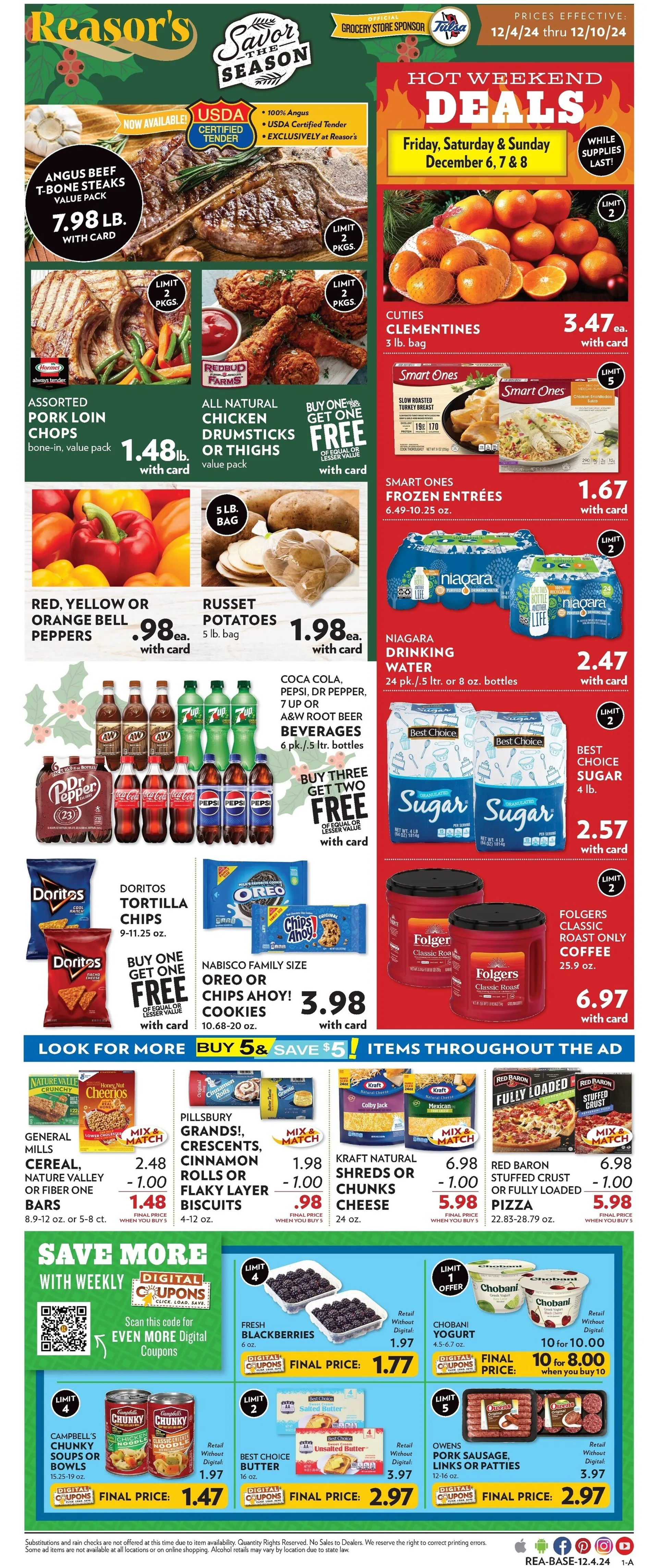 Weekly ad Reasor's Deals from December 4 to December 10 2024 - Page 