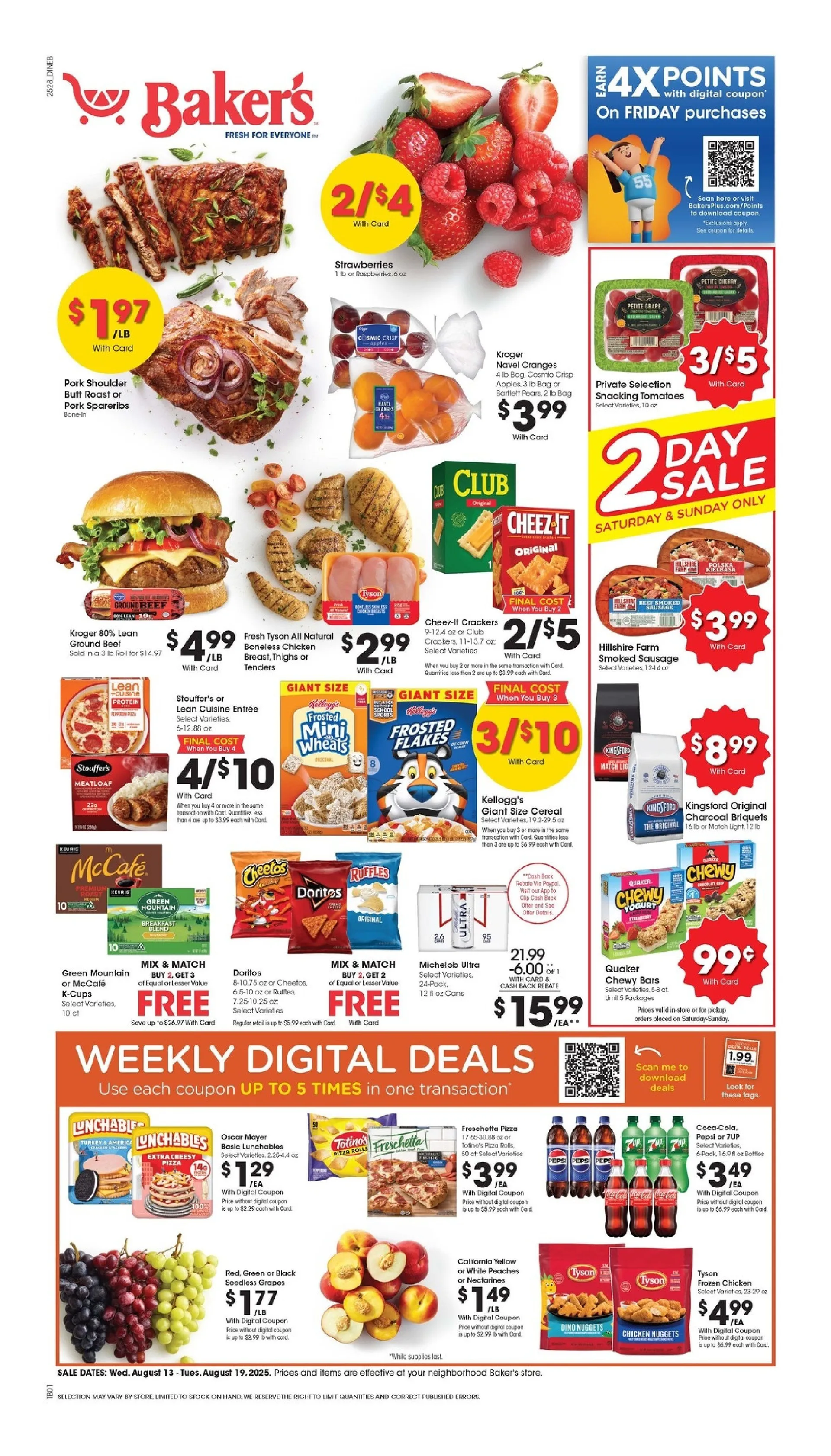 Weekly ad Baker's weekly ads from August 13 to August 19 2025 - Page 1