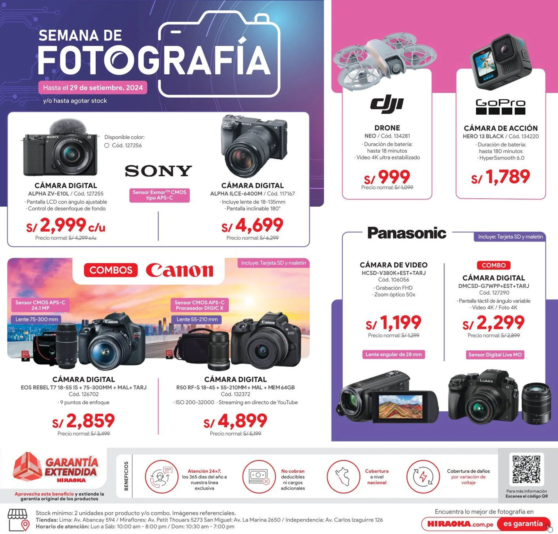 Catalogo de Hiraoka Ofertas de  Folletos 26 de setiembre al 29 de setiembre 2024 - Pag 1