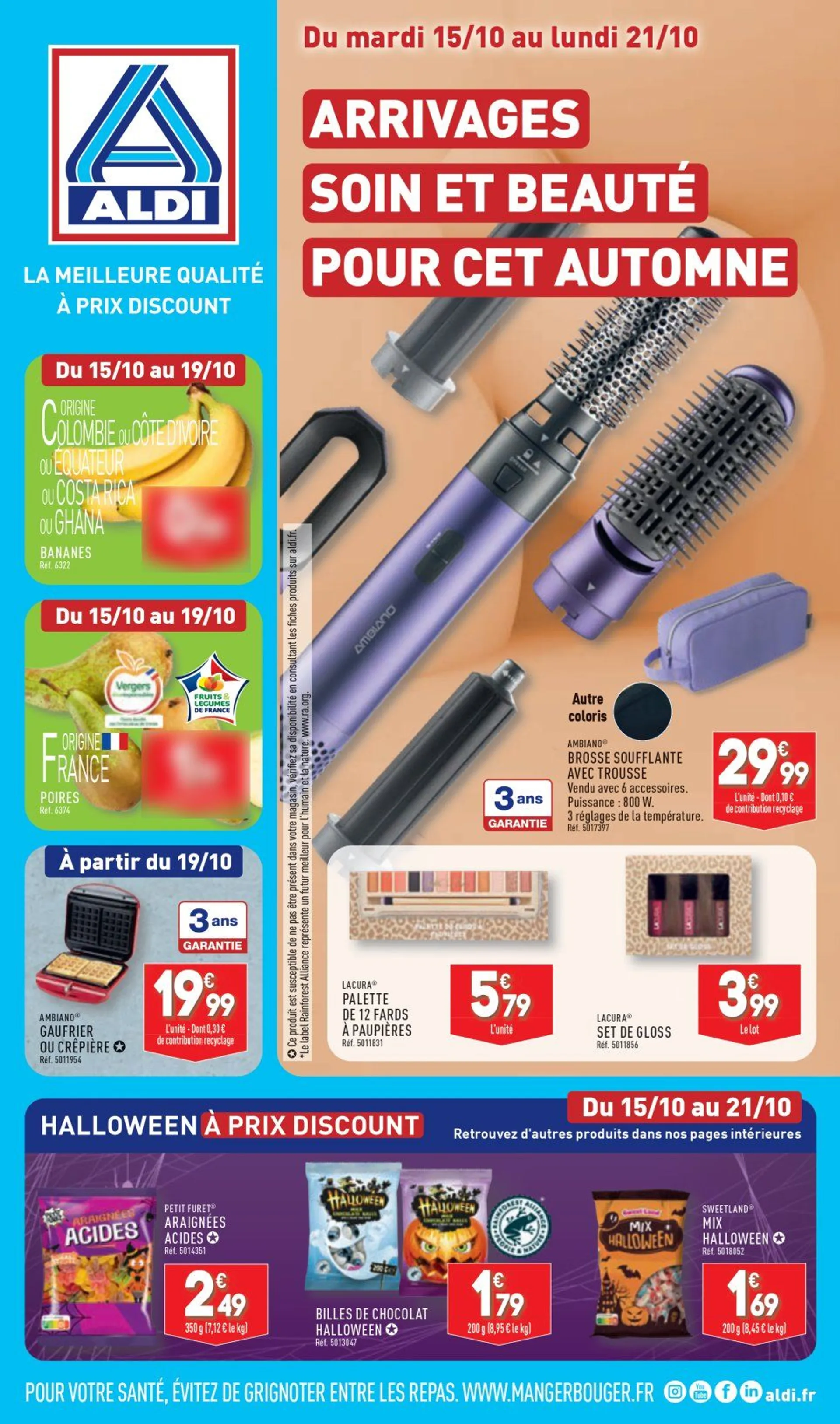 ALDI Brochures Offres du 15 octobre au 21 octobre 2024 - Catalogue page 