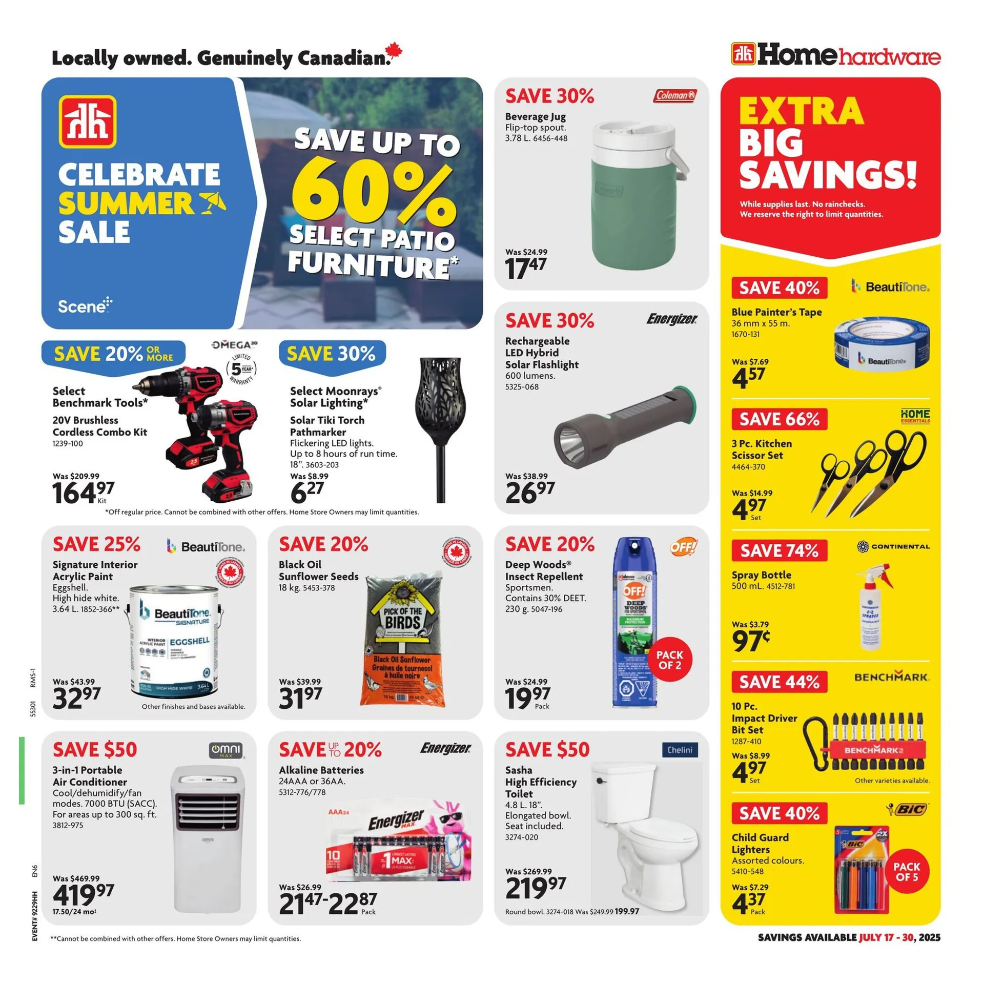 Home Hardware Sales  from July 24 to July 29 2025 - flyer page 1
