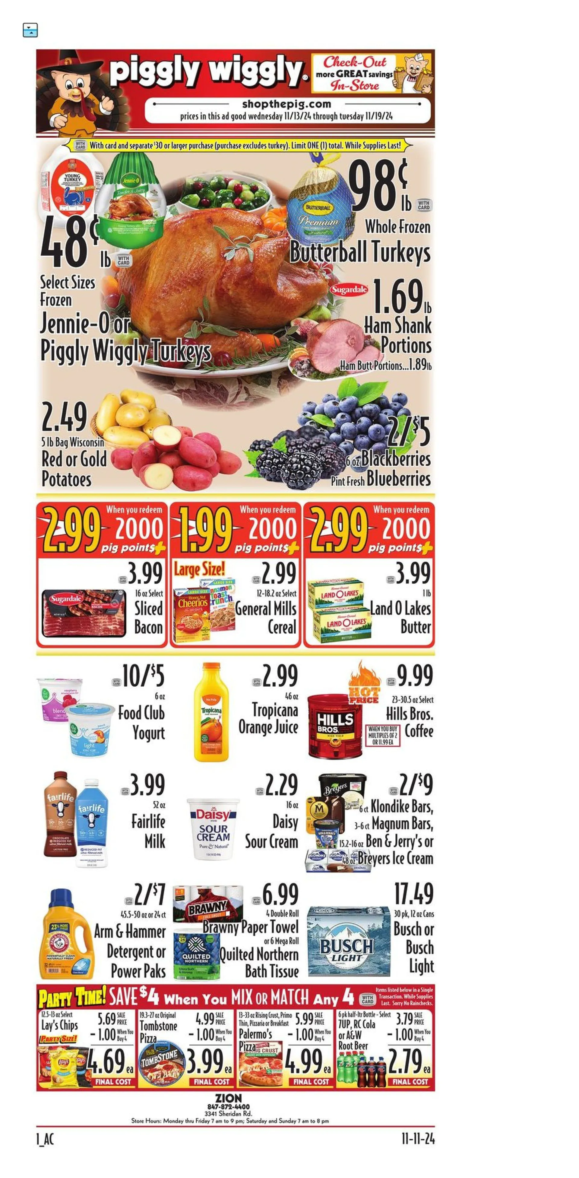 Weekly ad Piggly Wiggly Deals from November 13 to November 19 2024 - Page 