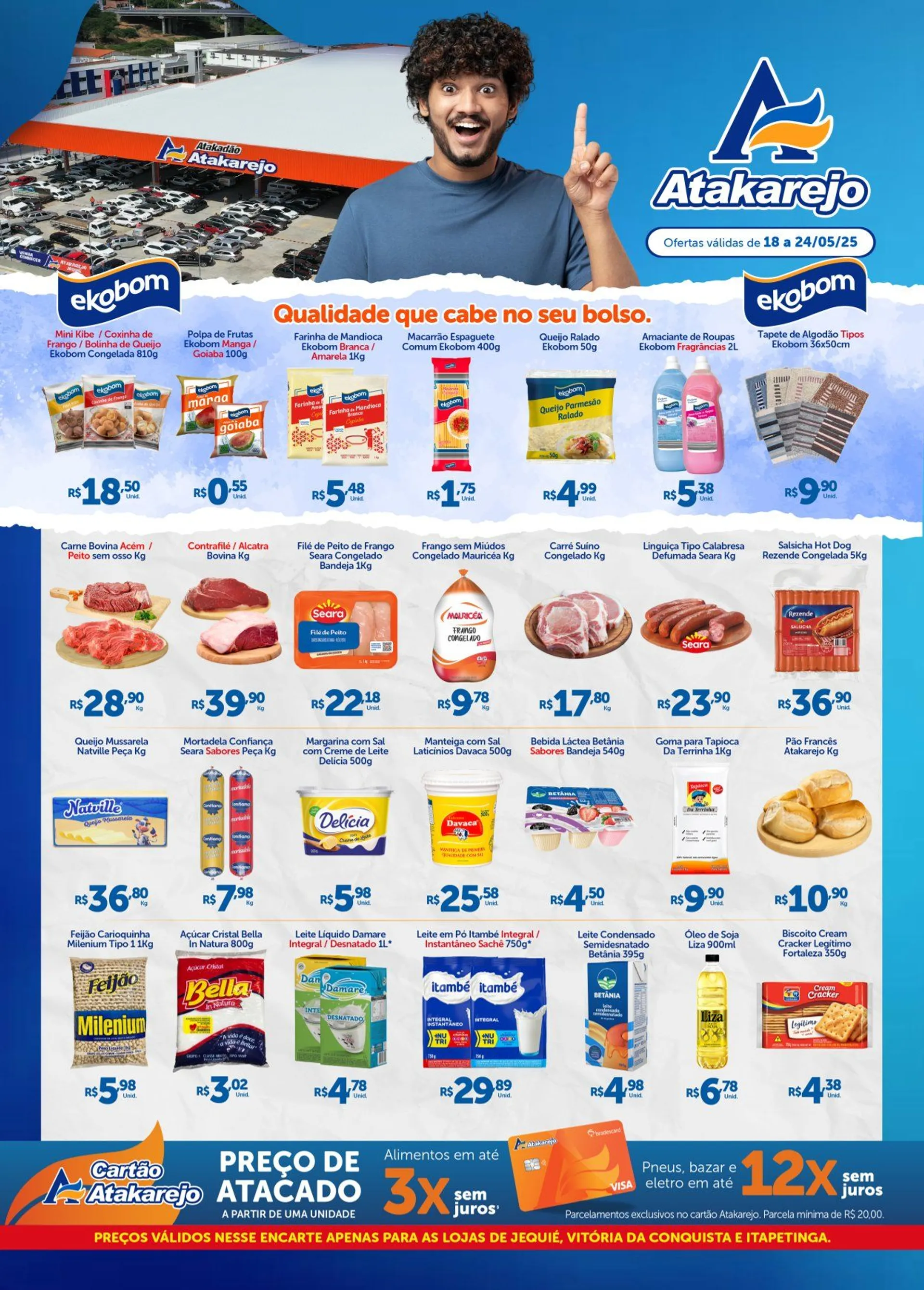Encarte de Atakadão Atakarejo Folhetos  18 de maio até 24 de maio 2025 - Pagina 