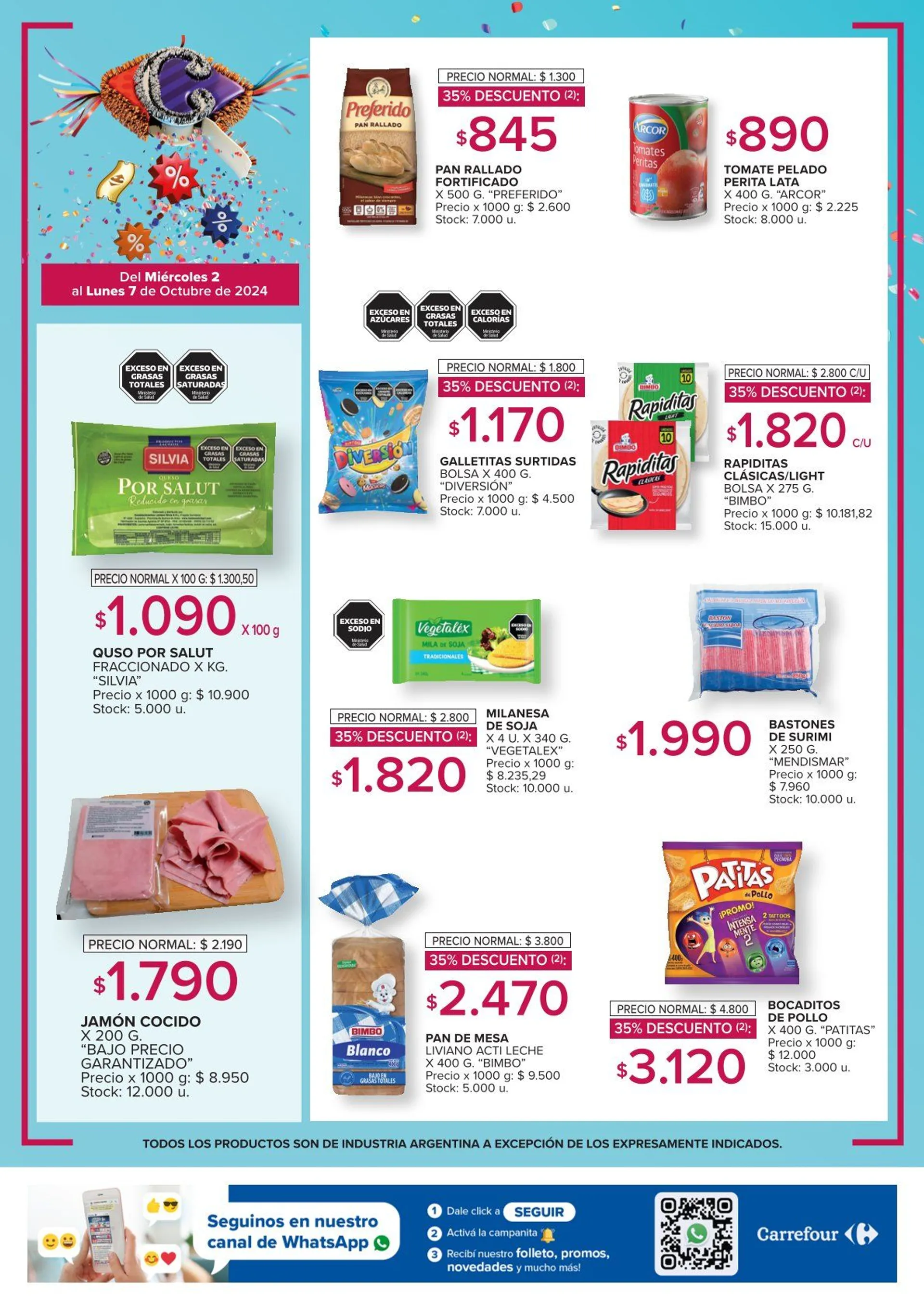 Ofertas de Carrefour Ofertas 3 de octubre al 7 de octubre 2024 - Página 2 del catálogo