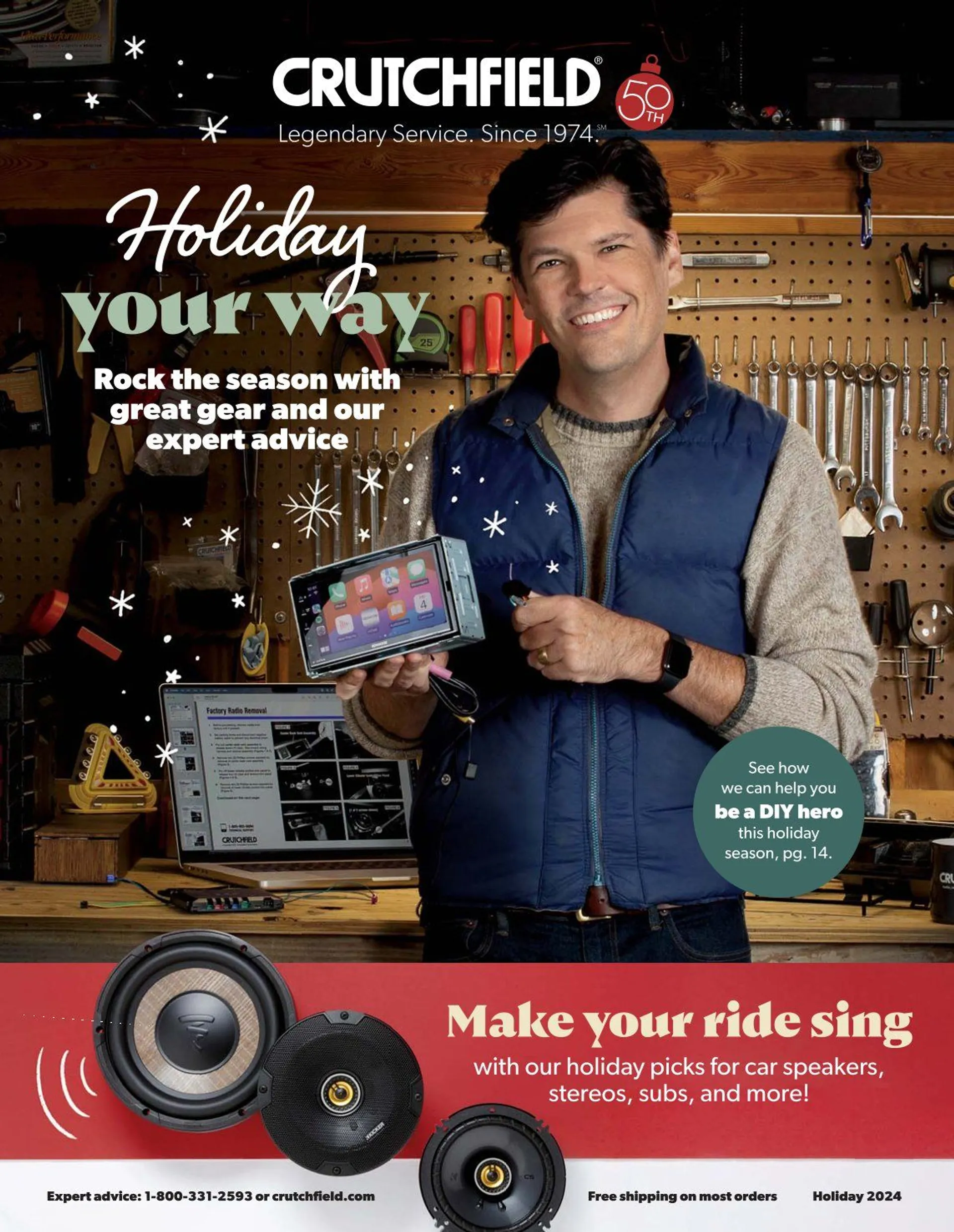 Weekly ad Crutchfield Holiday from December 6 to December 31 2024 - Page 