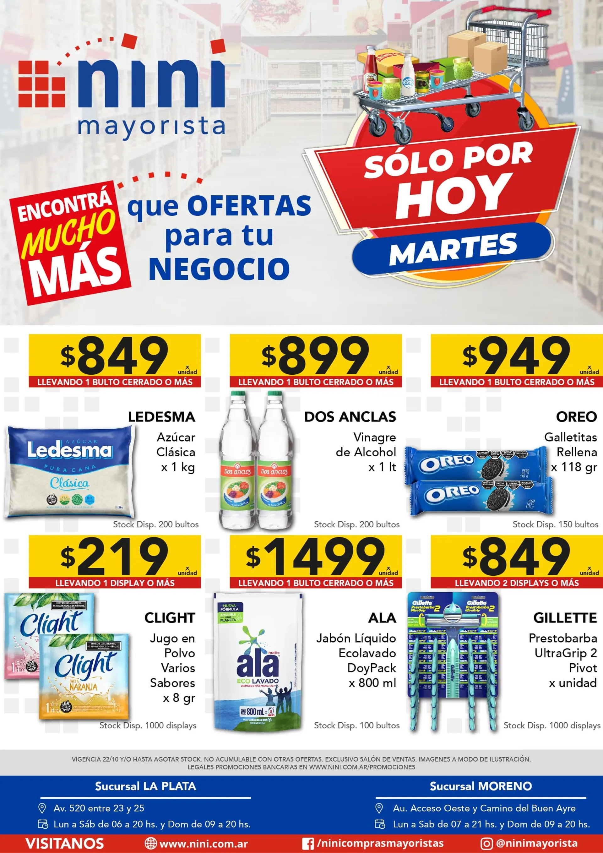 Ofertas de Nini Mayorista Ofertas 22 de octubre al 22 de octubre 2024 - Página 1 del catálogo