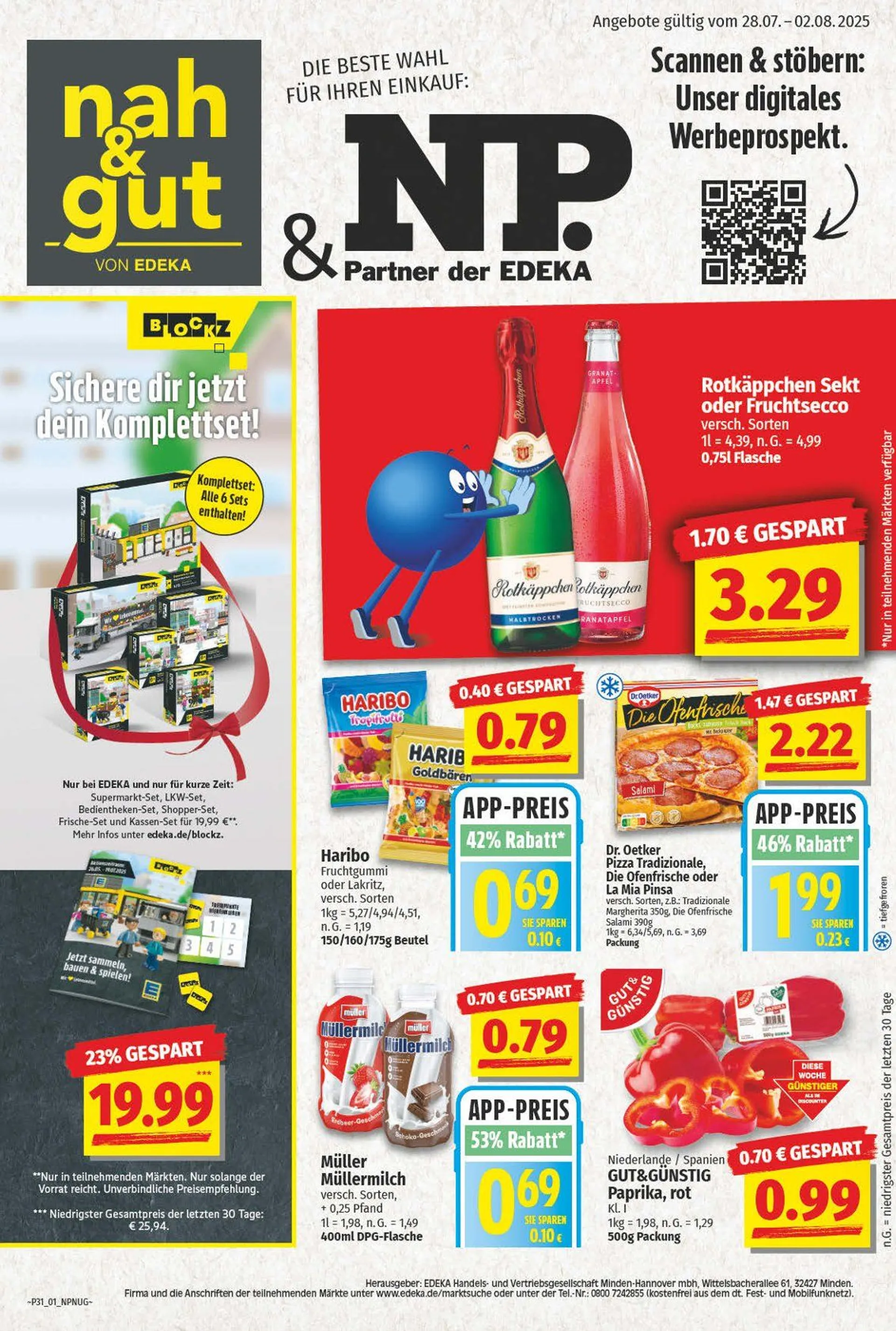  NP Discount Prospekte  von 28. Juli bis 2. August 2025 - Prospekt seite 1