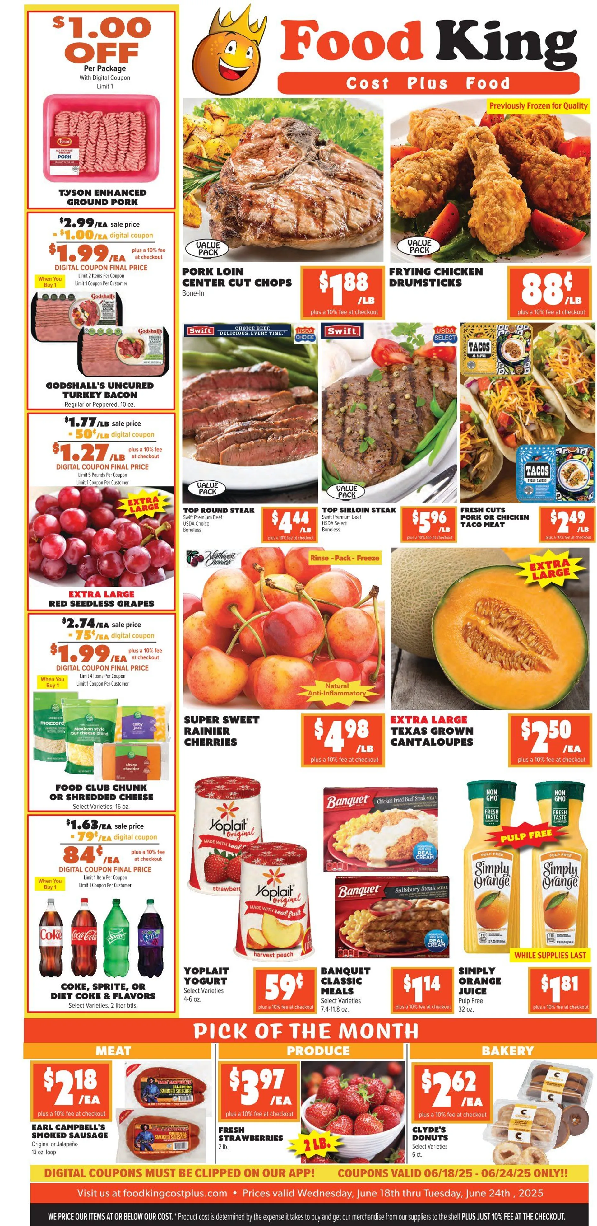 Weekly ad Food King weekly ads from June 18 to June 24 2025 - Page 1