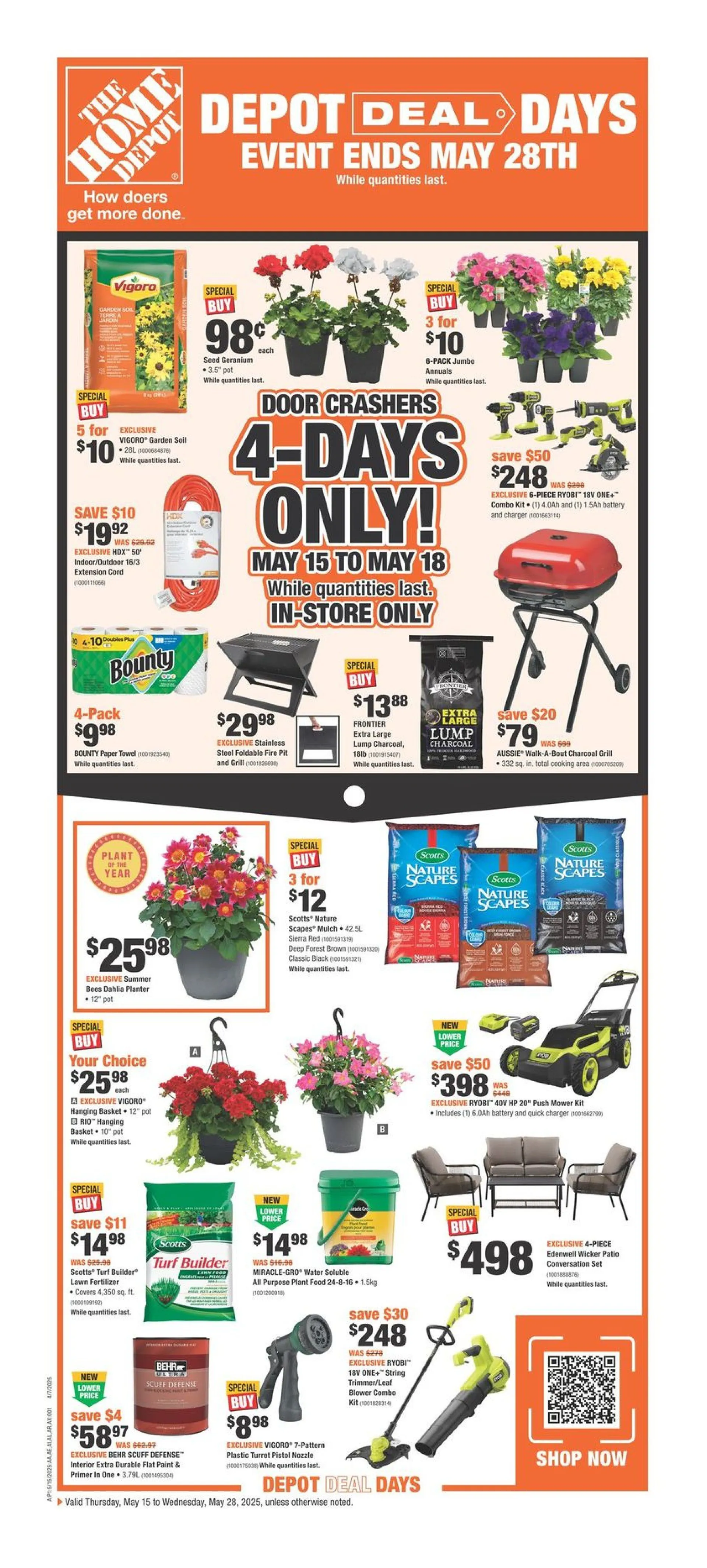 The Home Depot Sales from May 15 to May 28 2025 - flyer page 